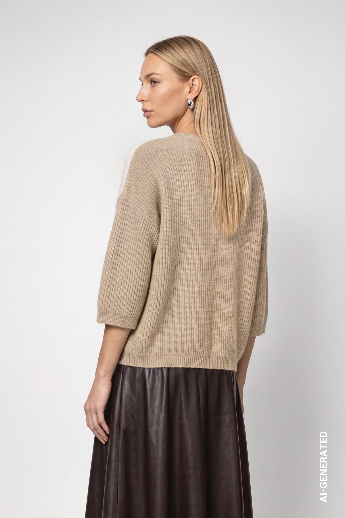 Monari Damen Pullover  Cappuccino