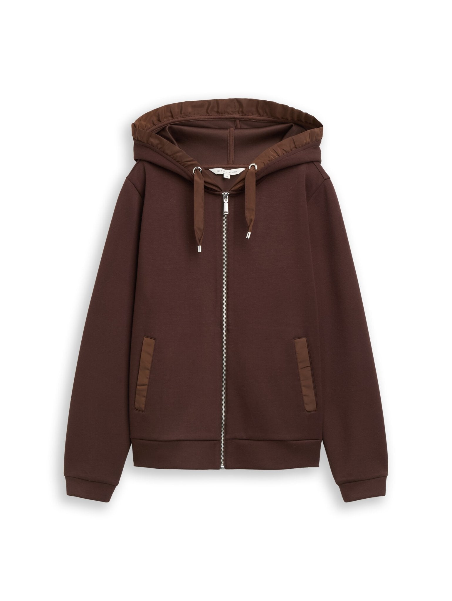 Tom Tailor Damen Sweatjacken Java Dark Brown
