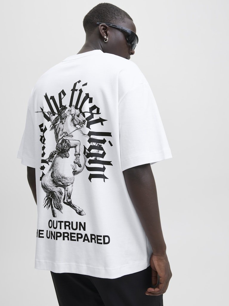 Jack & Jones Herren T-Shirts kurz White