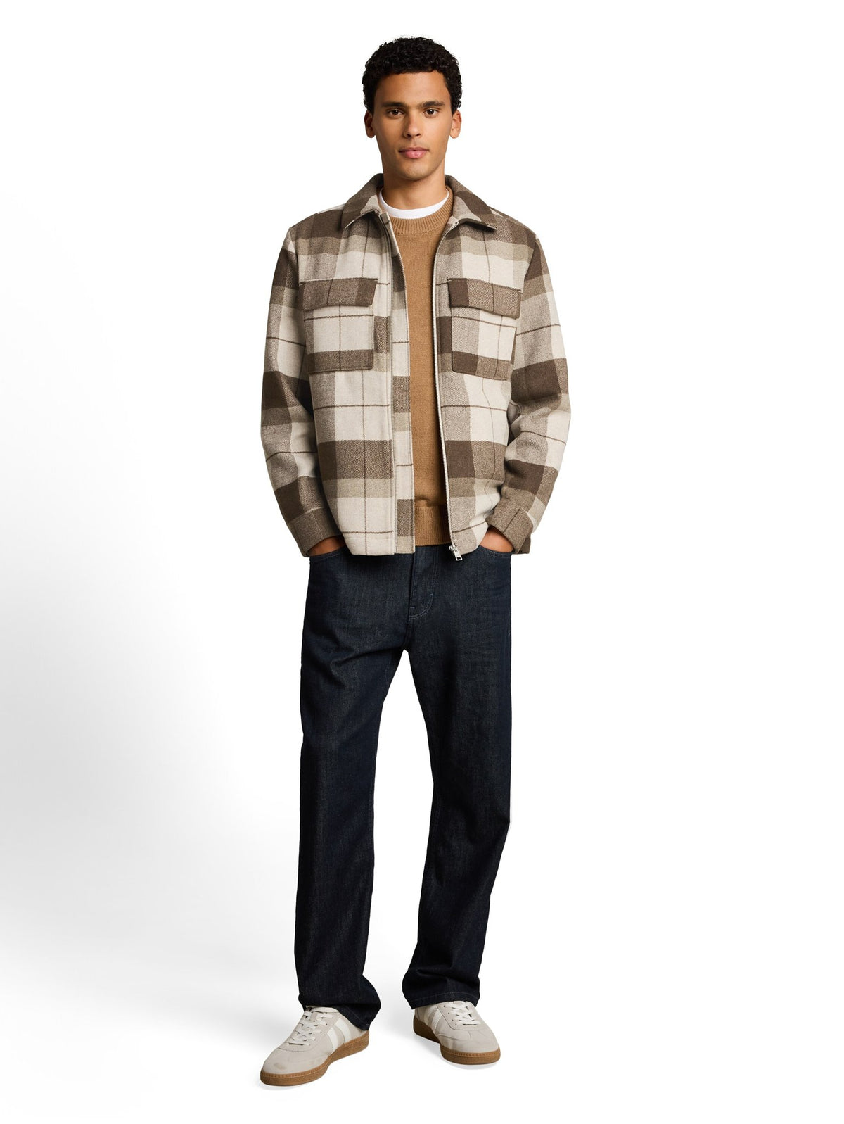 Tom Tailor denim Herren Jacken Beige Brown Woo