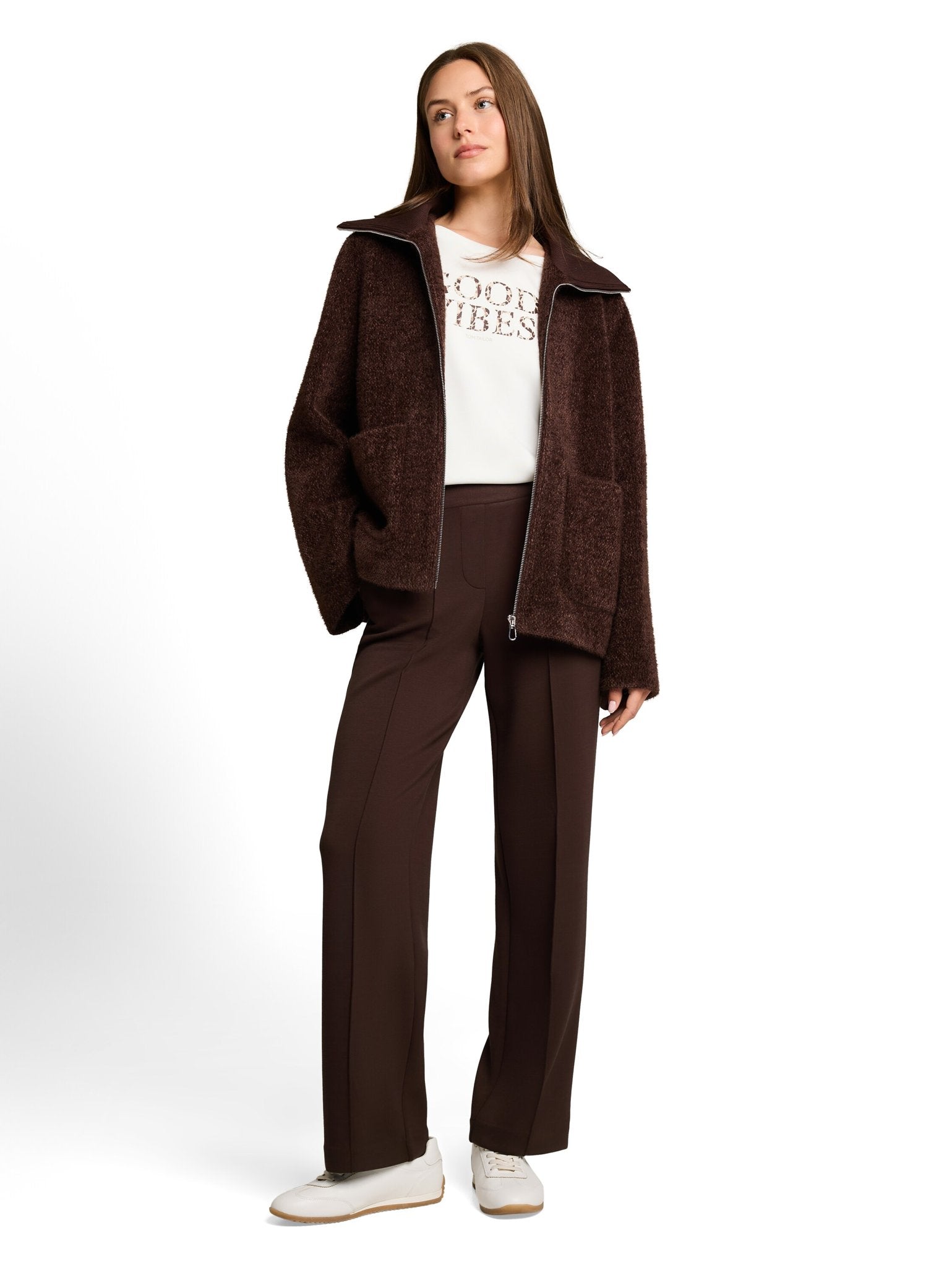 Tom Tailor Damen Jacken Java Dark Struc