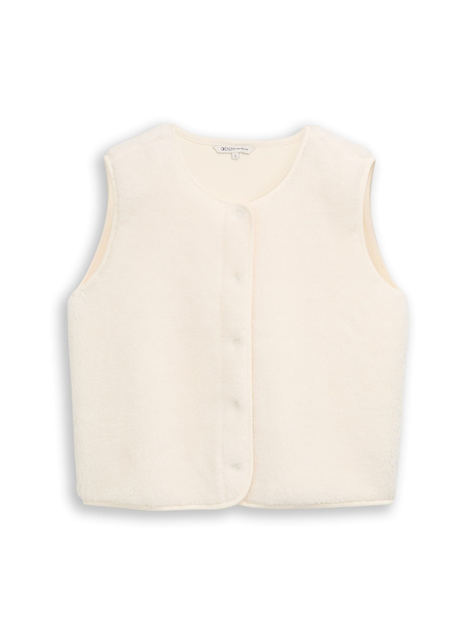 Tom Tailor denim Damen Sweatjacken Off White