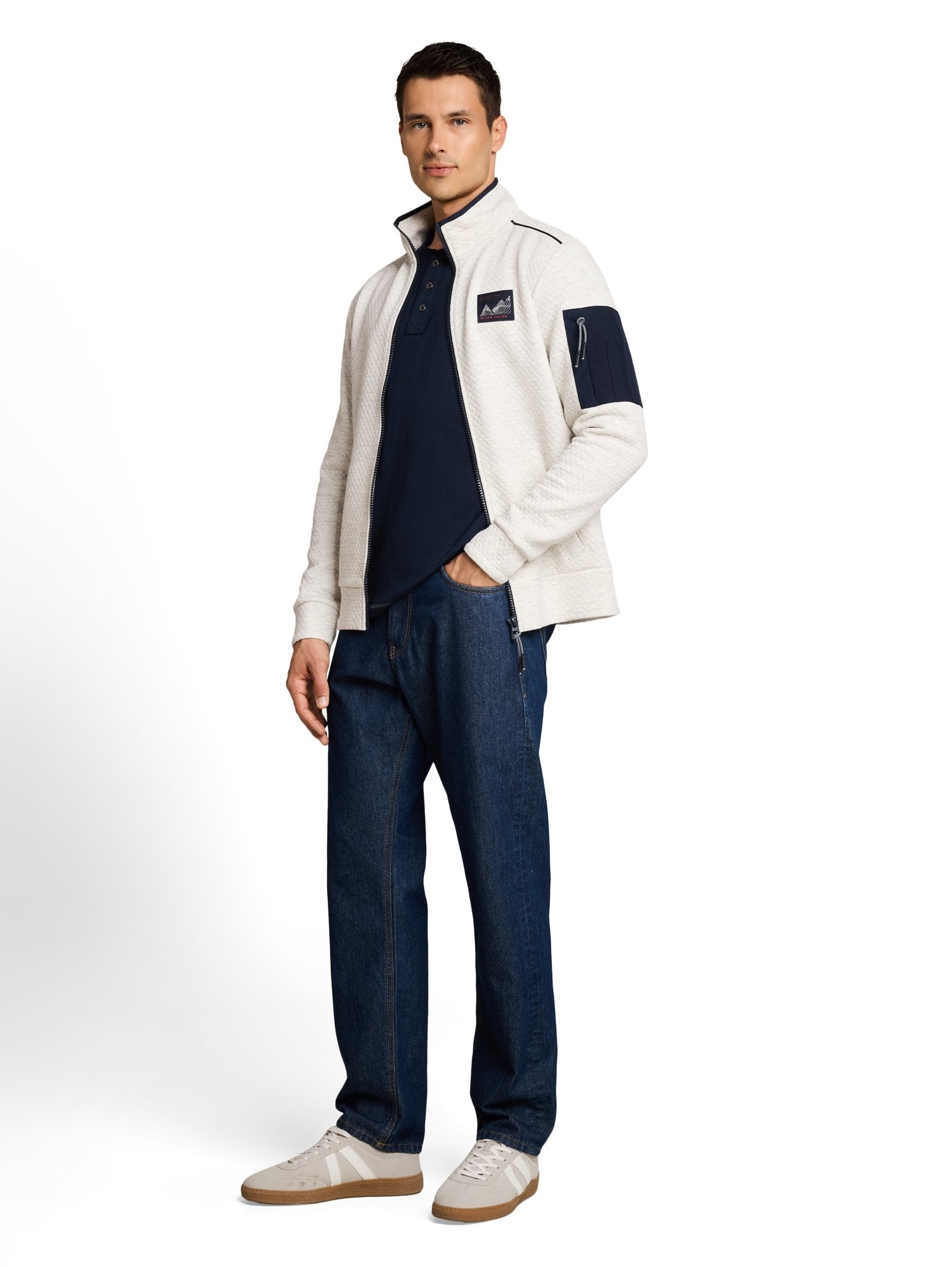 Tom Tailor Herren Sweatshirts Soft Buttercrea
