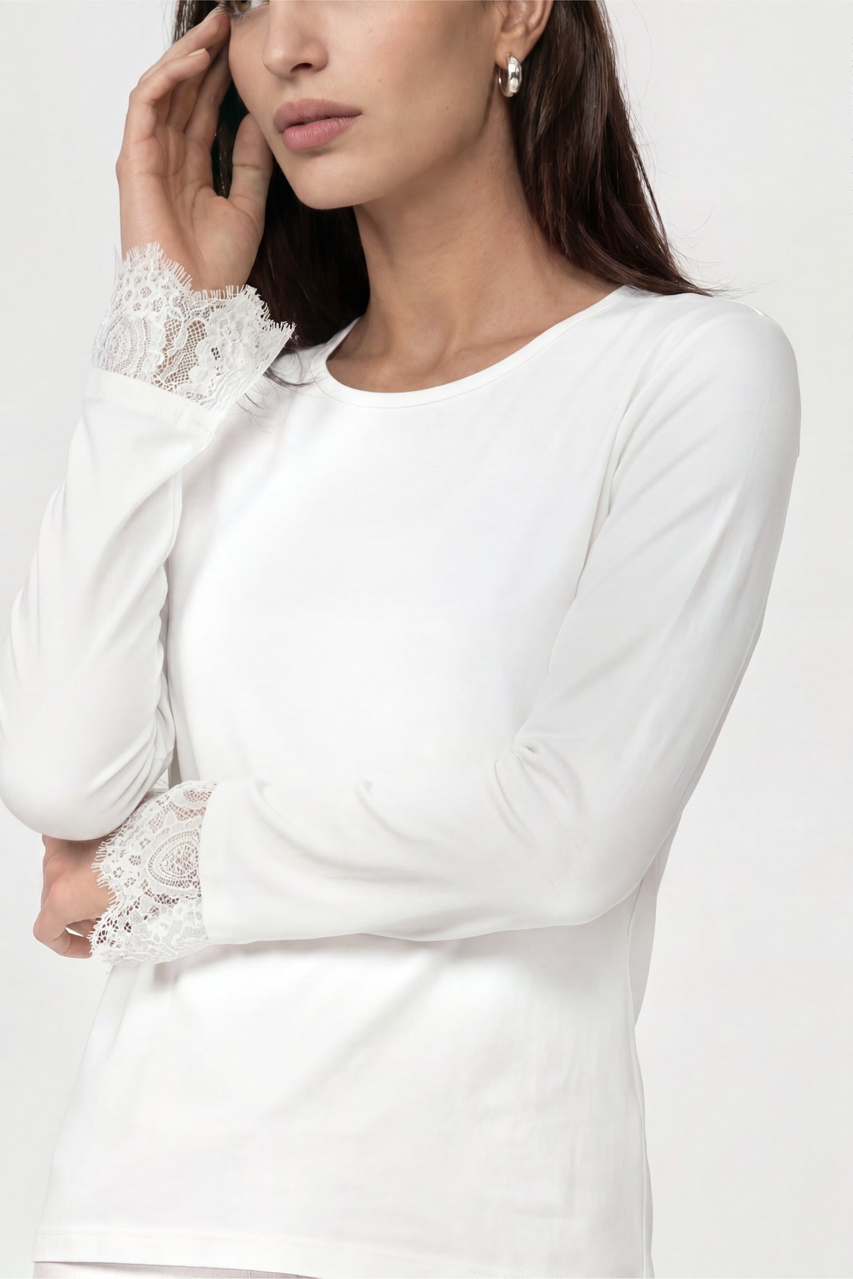 Monari Damen T-Shirts  Off-White