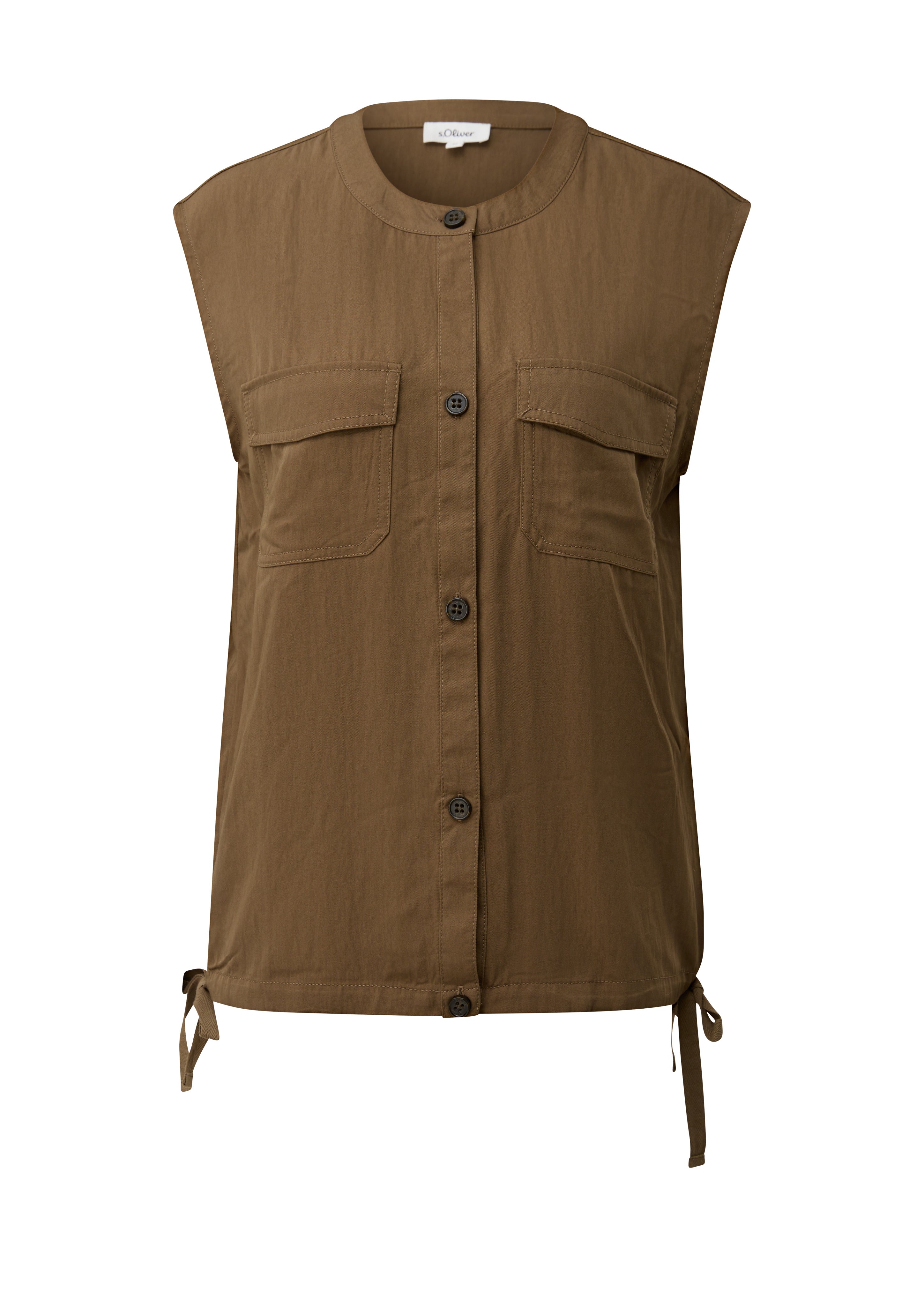 S. Oliver red Damen Indoorwesten Brown