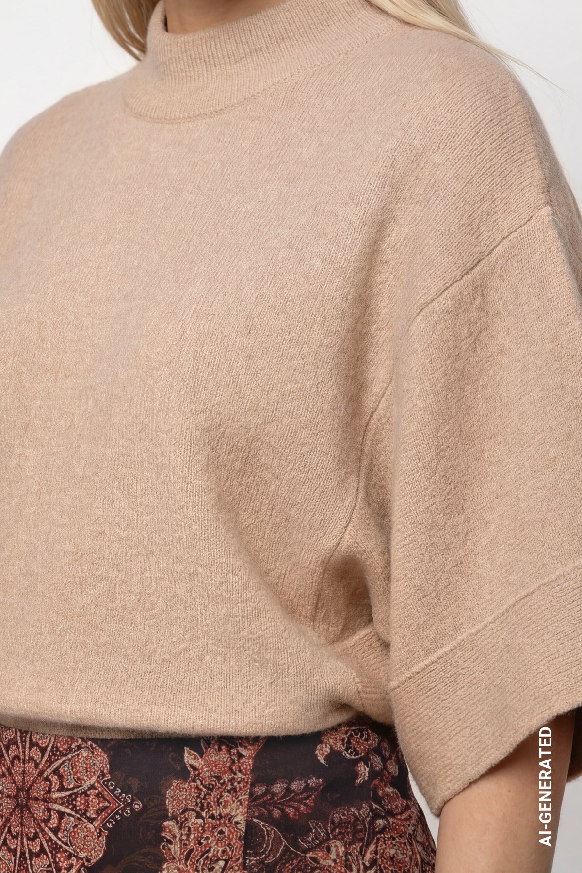 Monari Damen Pullover  Cappuccino
