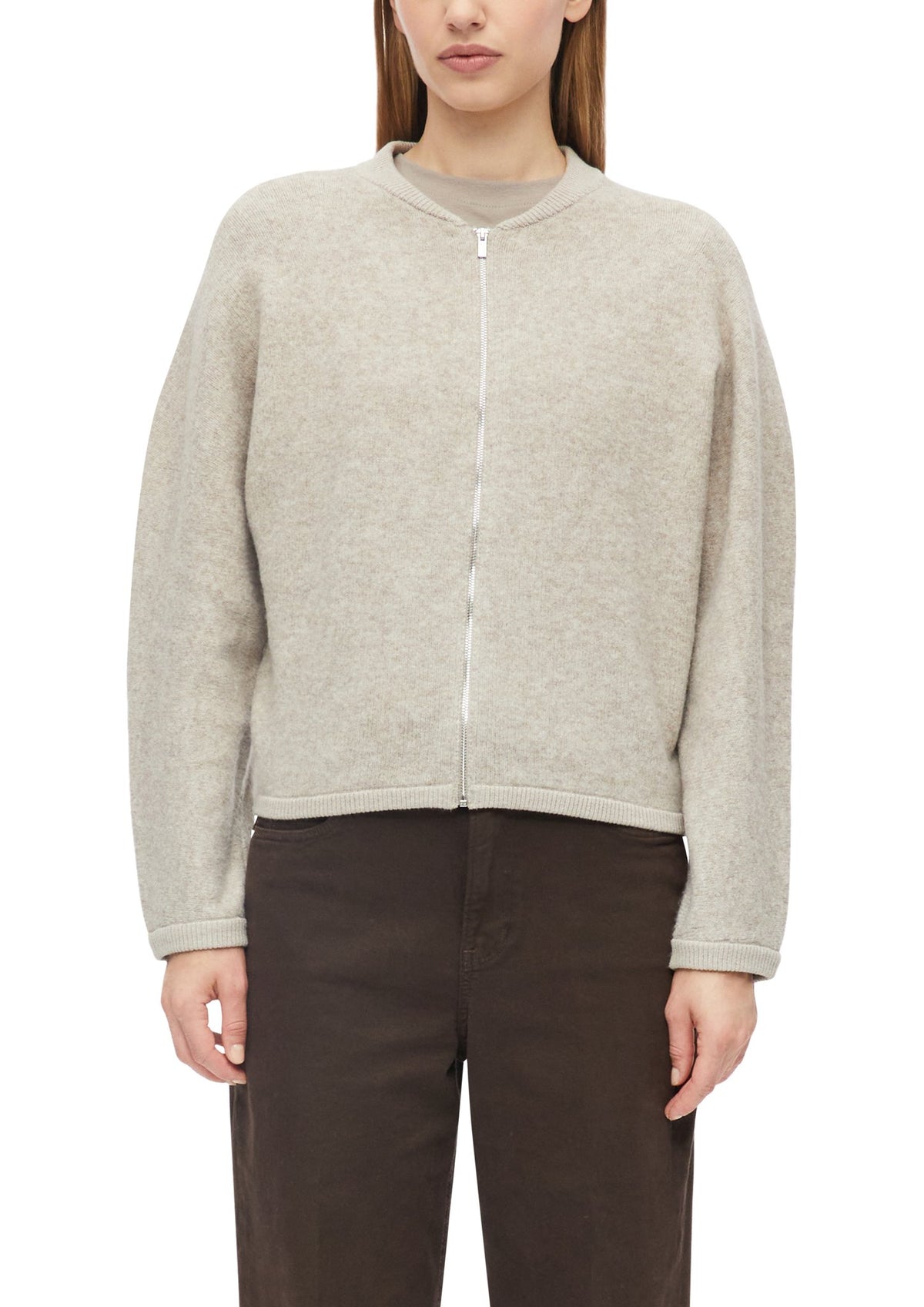 S. Oliver red Damen Strickjacken W Brown