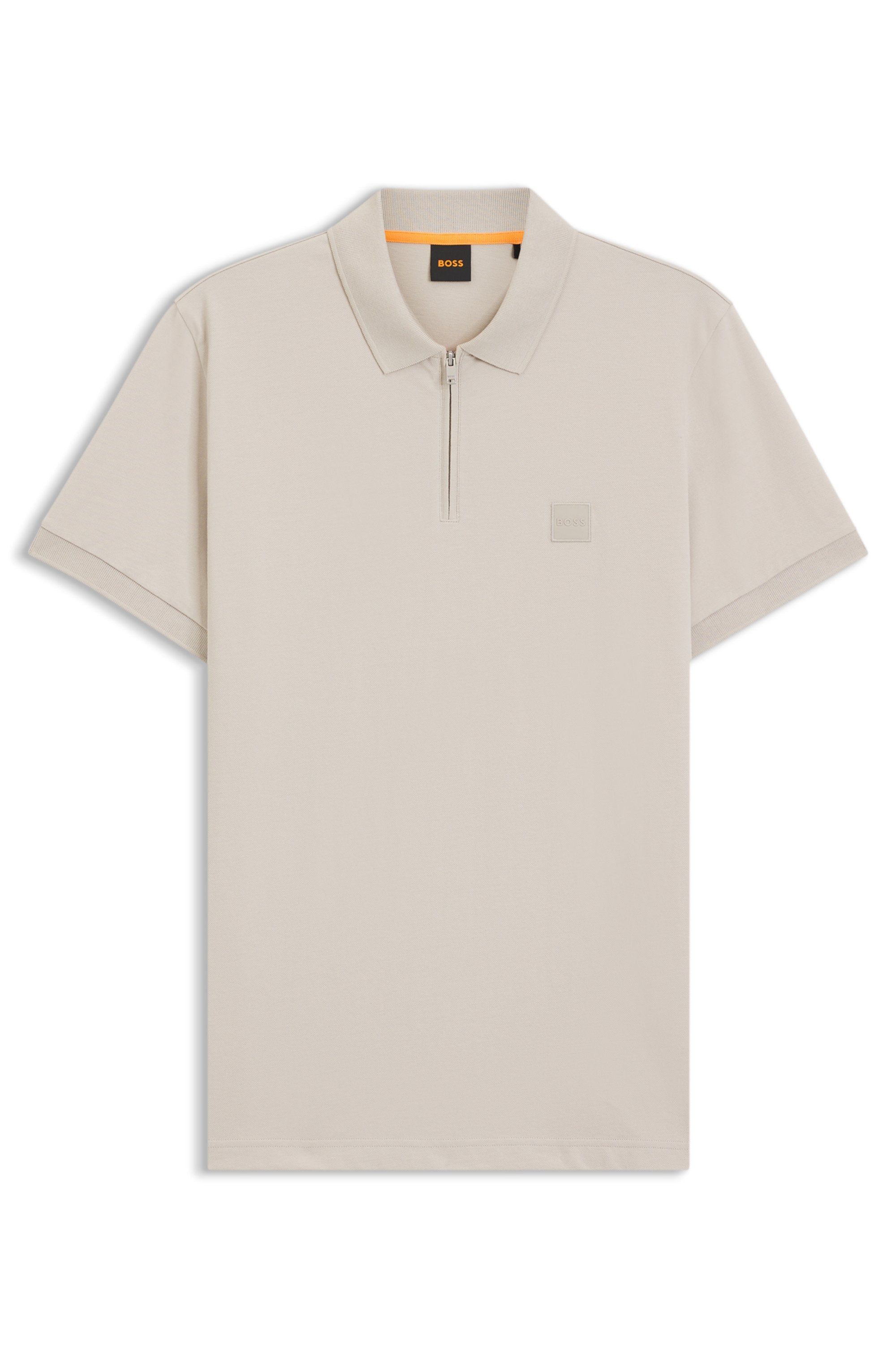 Boss Orange Herren Polo-Shirts  Open Grey