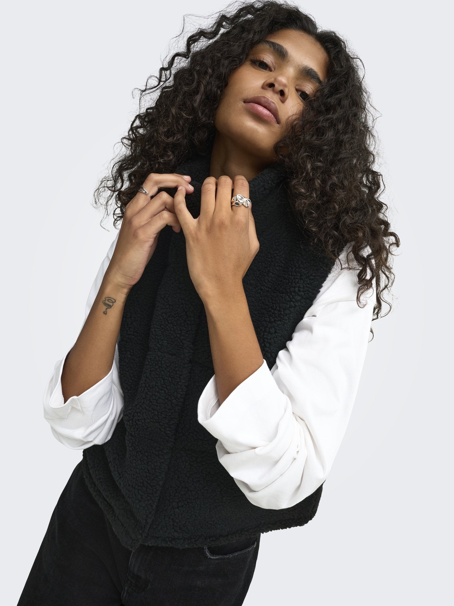 only Damen Outdoorwesten Black
