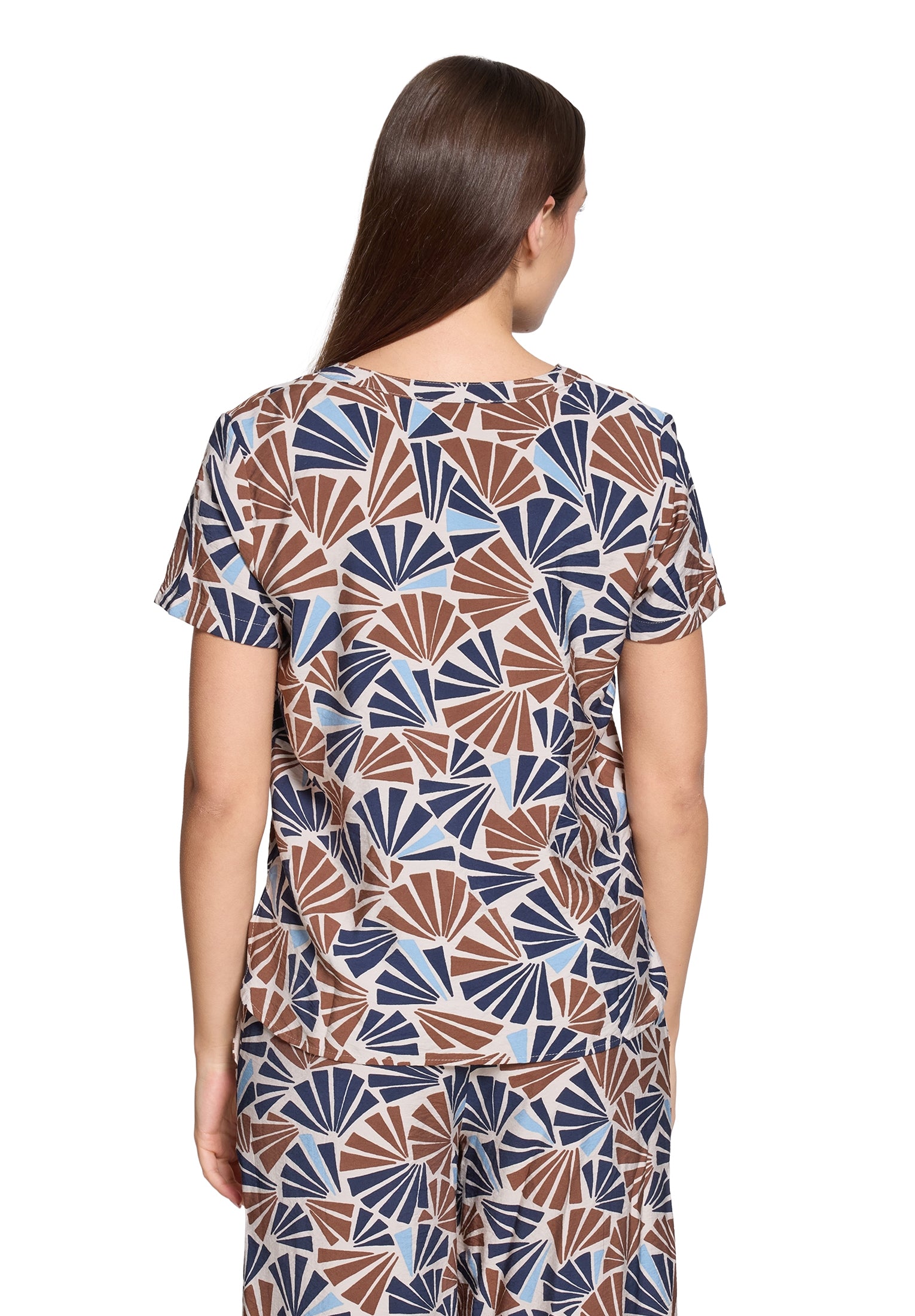 Betty & Co Damen Blusen kurz Nature/Brown