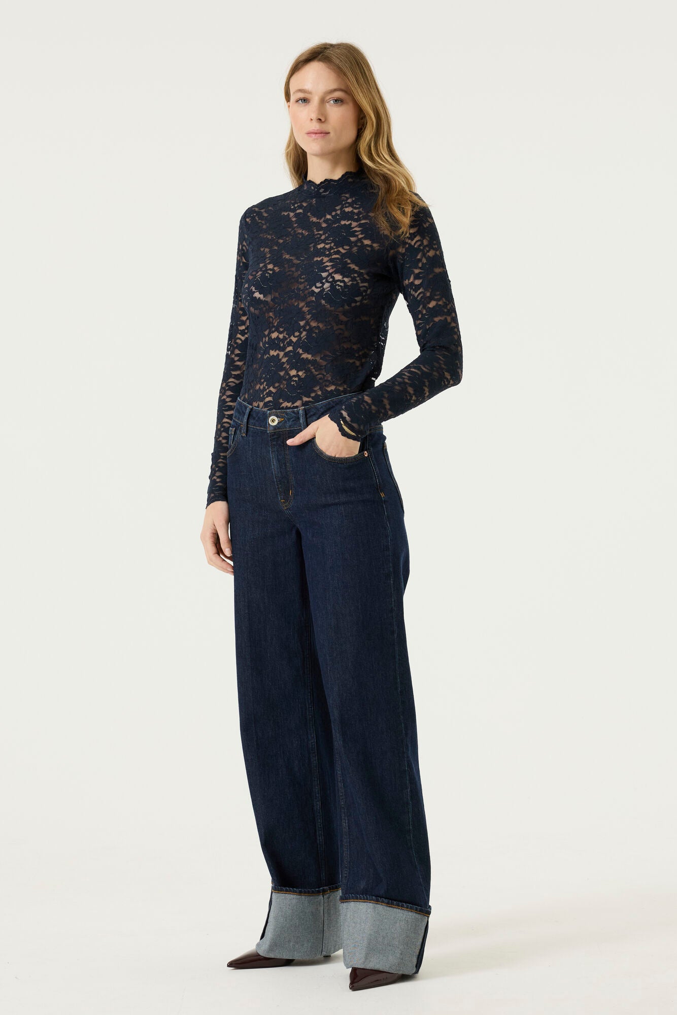 Garcia Damen T-Shirts Sapphire Mist