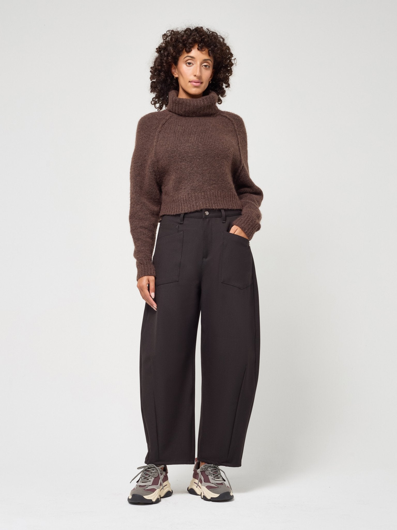 Gang Damen Hosen Brown