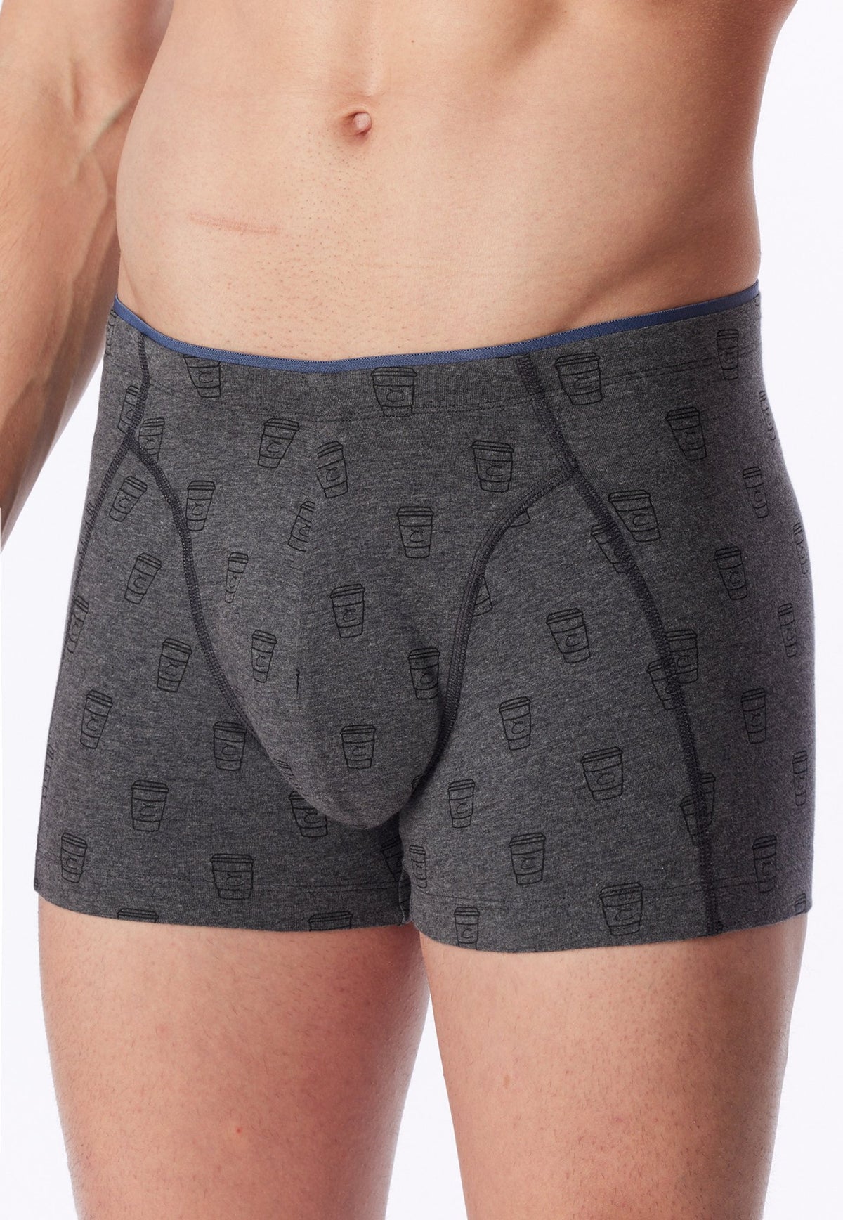 Schiesser Pant Dunkelgrau-Gem.