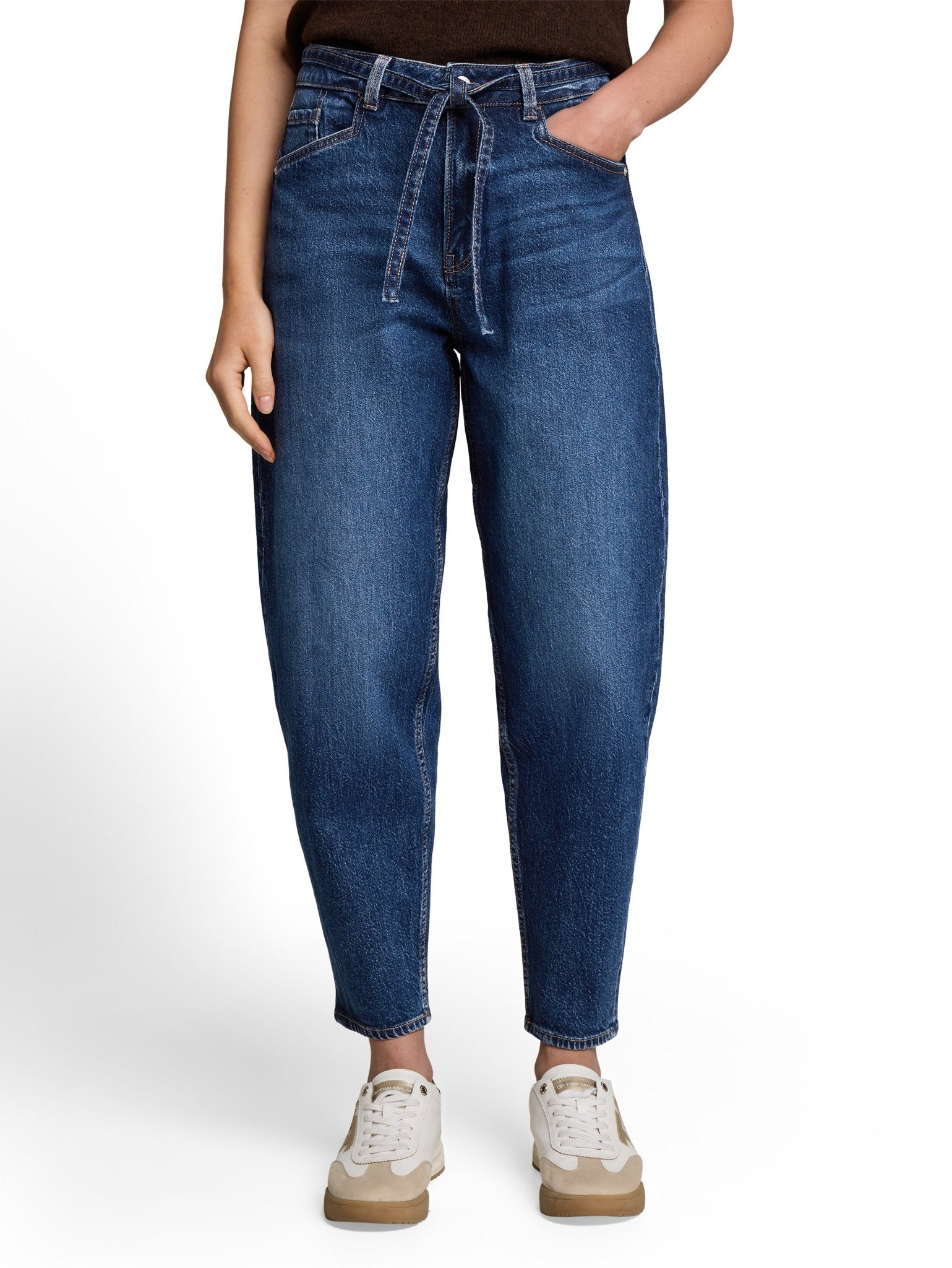Tom Tailor denim Damen Hosen Used Dark Stone