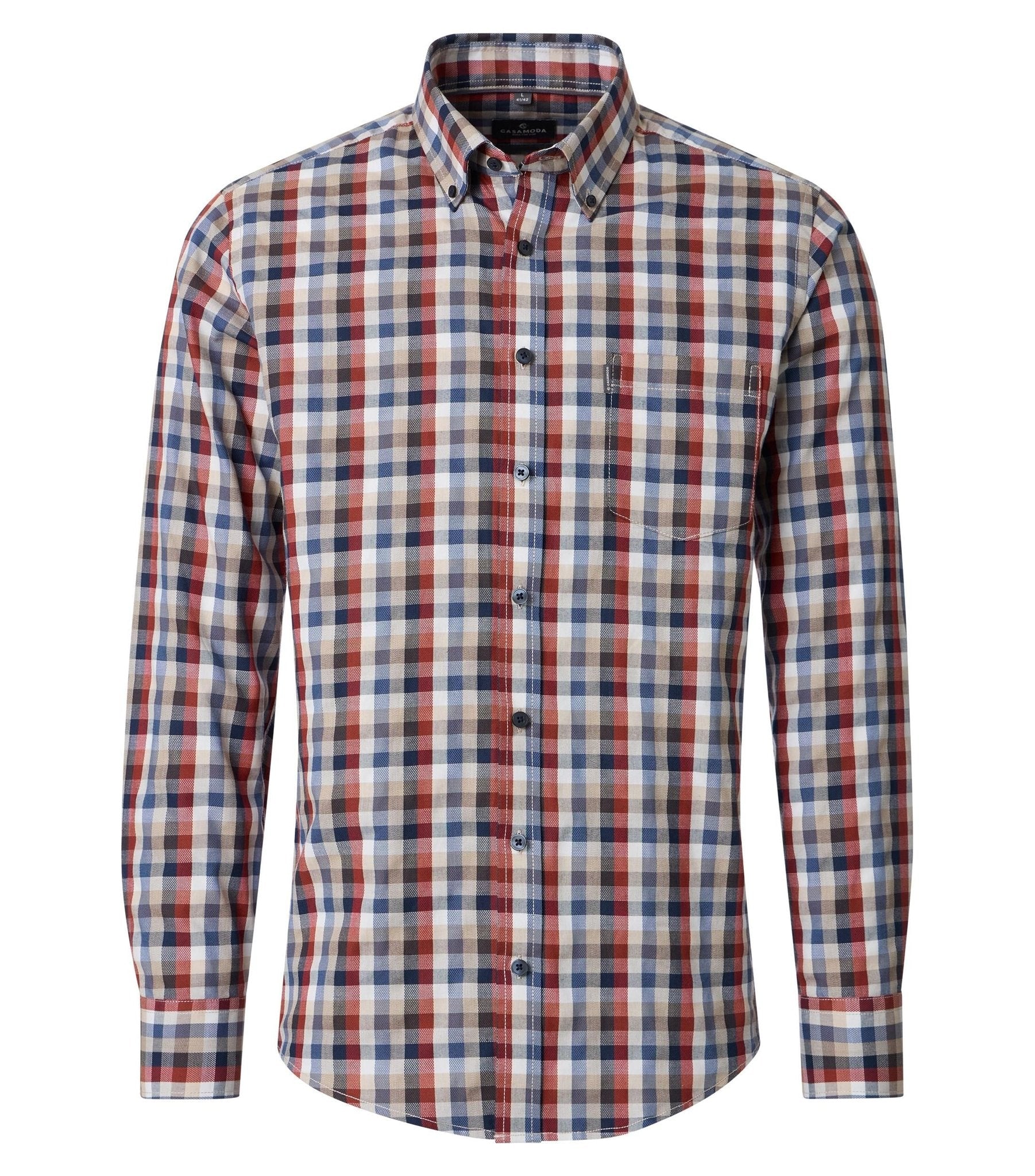 Casa Moda Herren Hemden  Orange