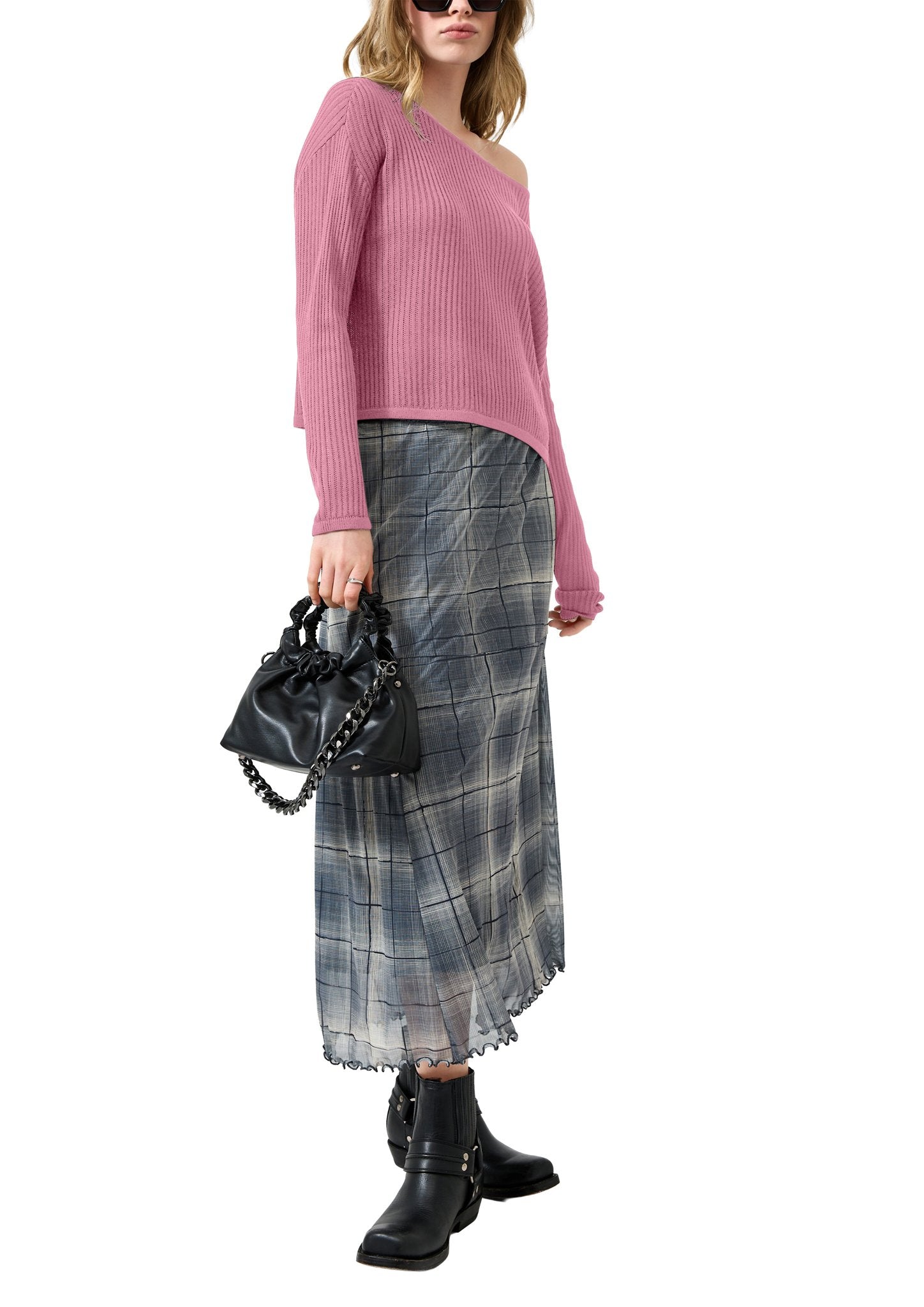 QS by S.Oliver Damen Pullover  Lilac/Pink