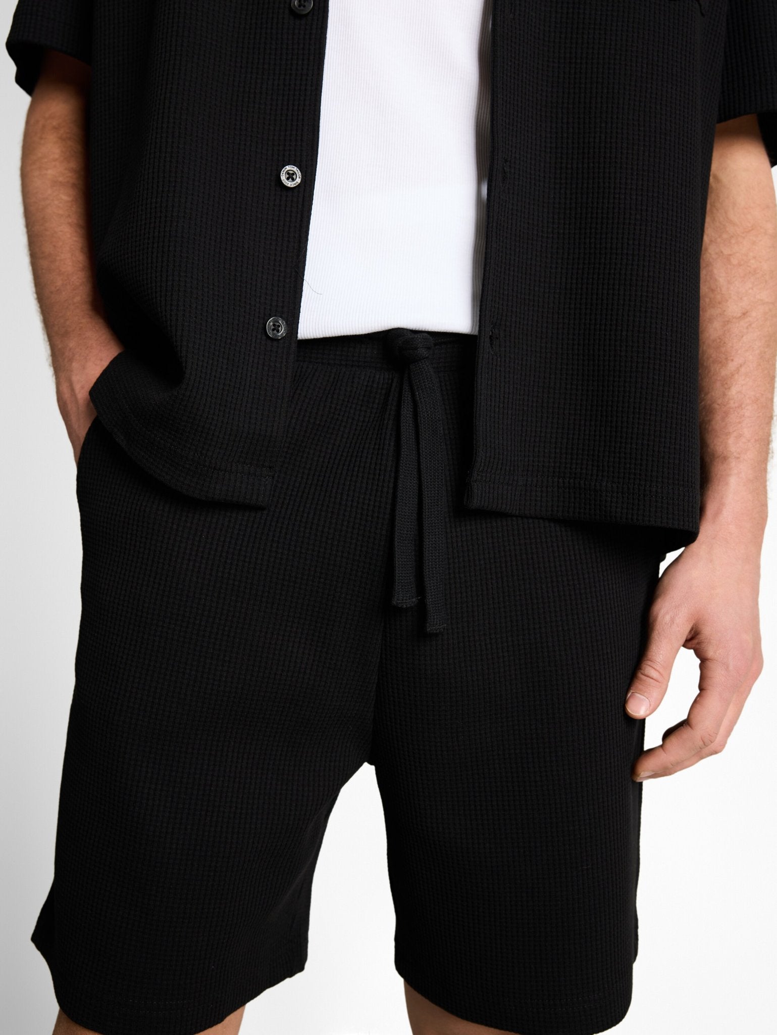 Tom Tailor denim Herren Shorts Black