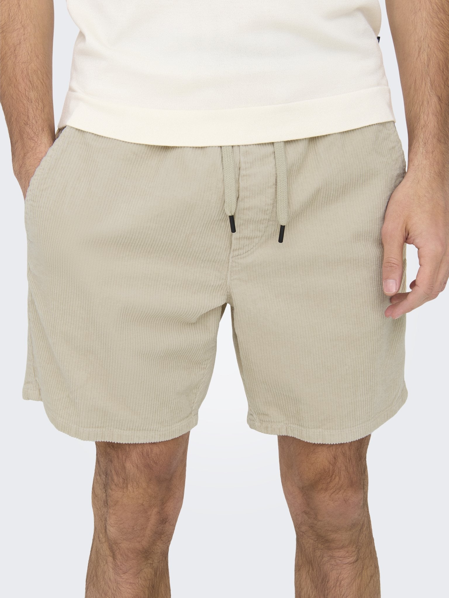 Only & Sons Herren Shorts Silver Lining