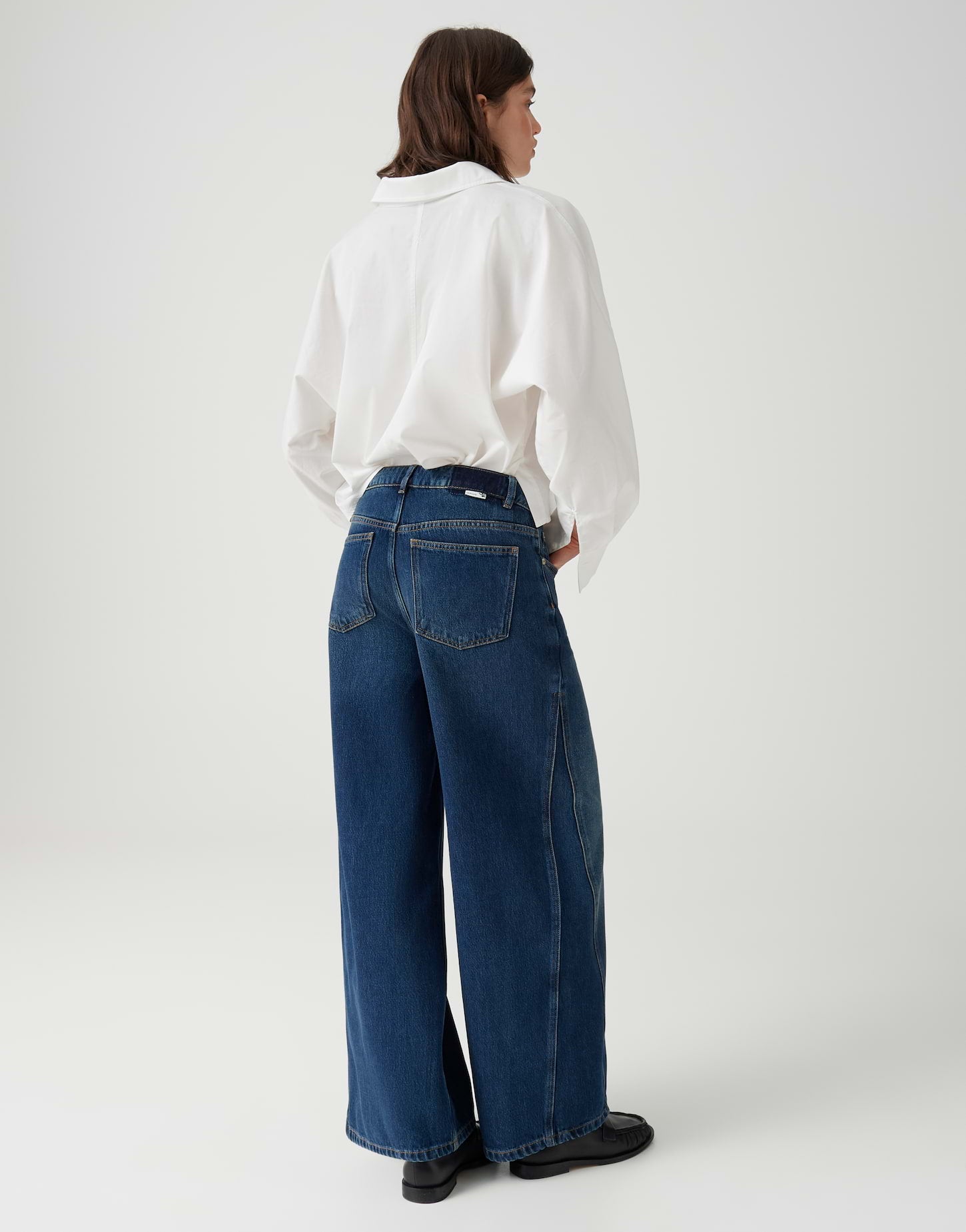 Opus Damen Jeans Dark Blue