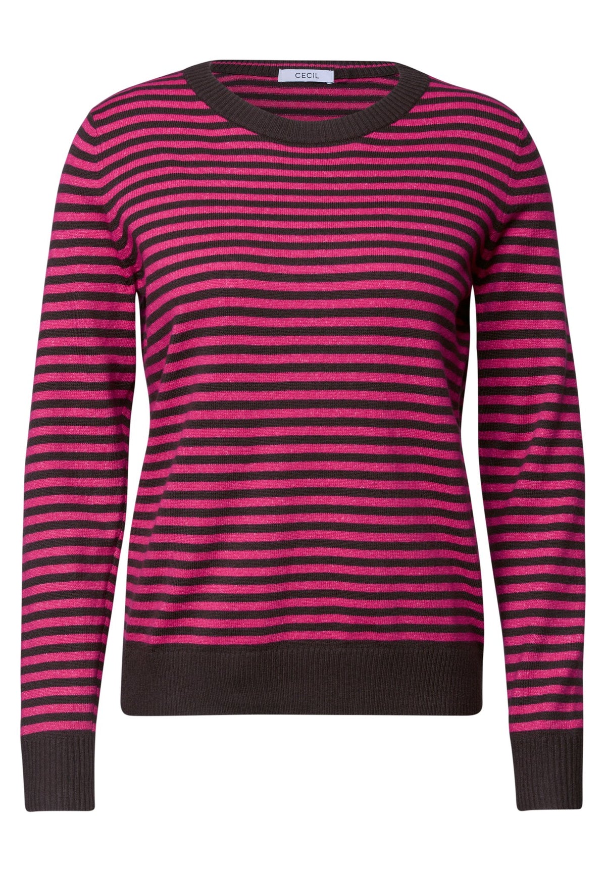Cecil Damen Pullover Pink Flas