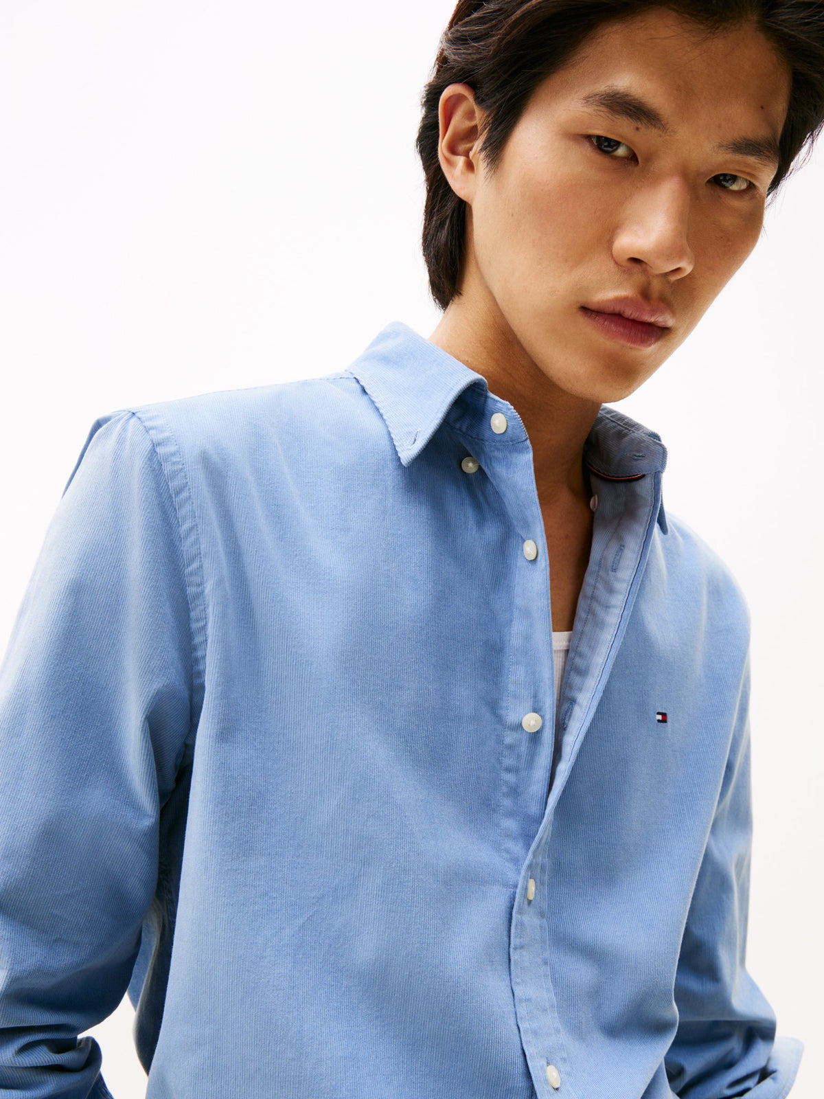 Tommy Hilfiger Herren Hemden Cb Blue