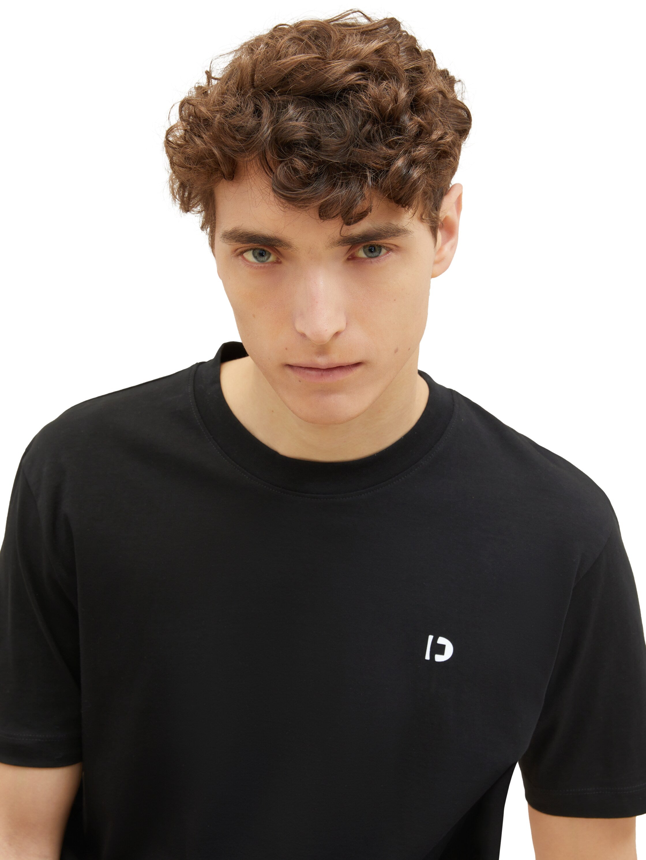 Tom Tailor denim Herren T-Shirts kurz Black