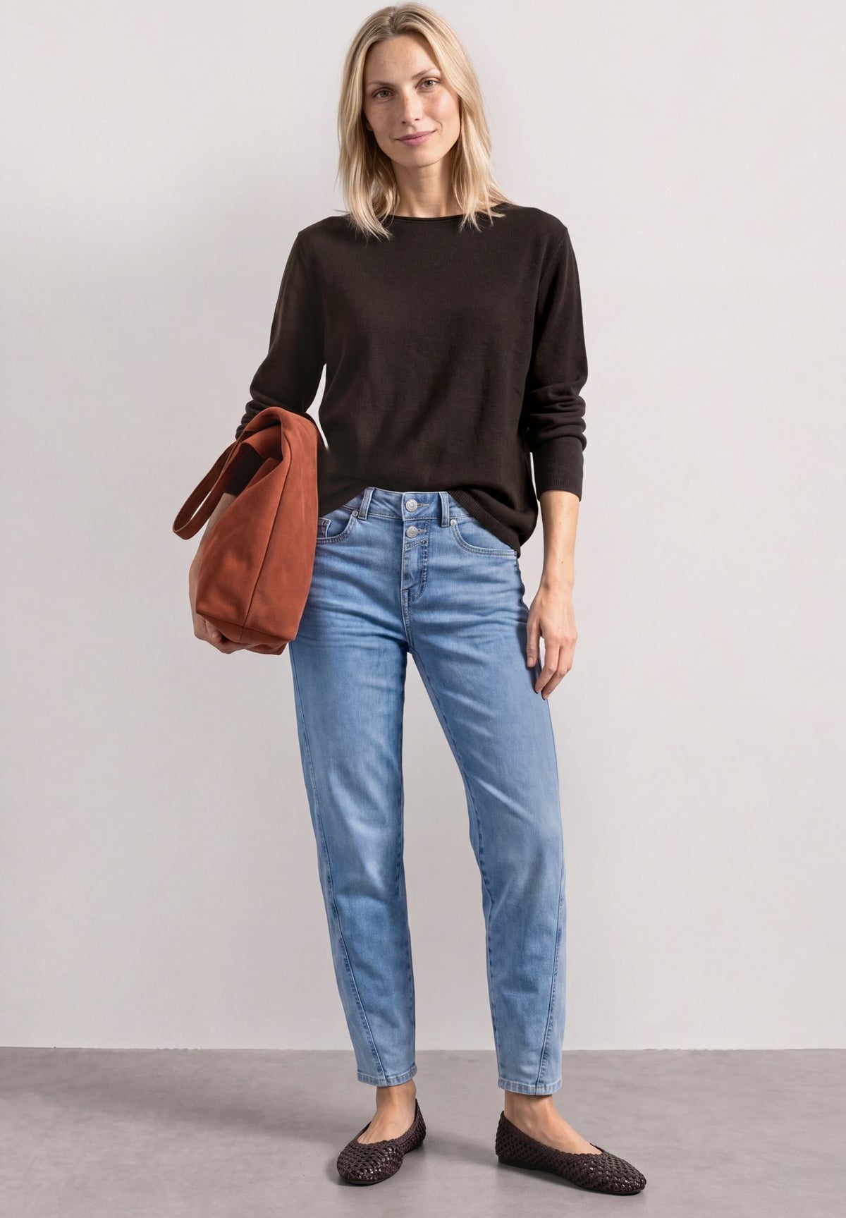 Street One Damen Pullover  Black Cof
