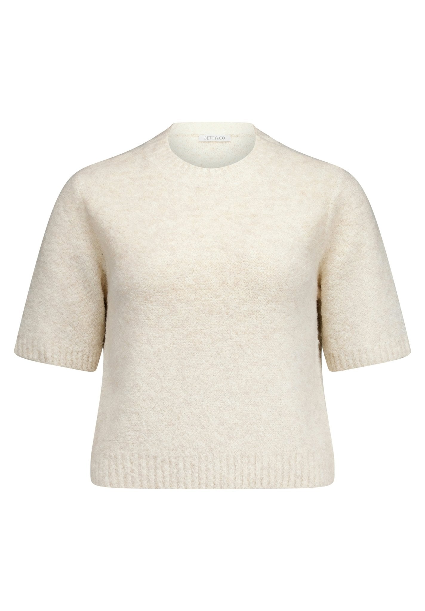 Betty & Co Damen Pullover Bright Cream Me