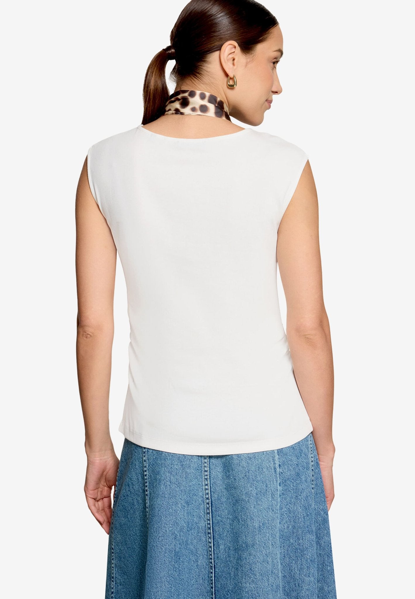 Zero Damen Tops Offwhite
