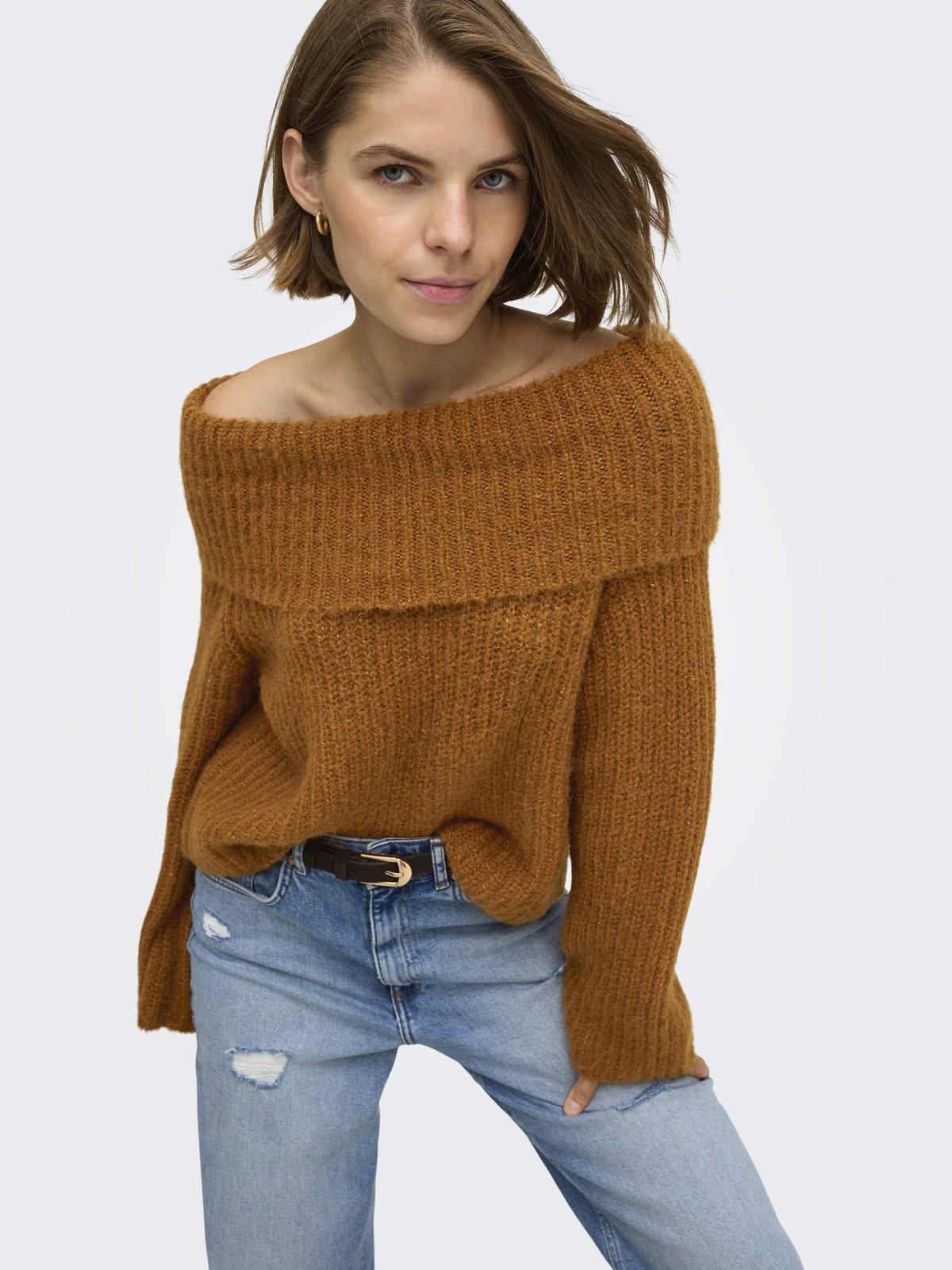 Only Damen Pullover Glazed Ginger
