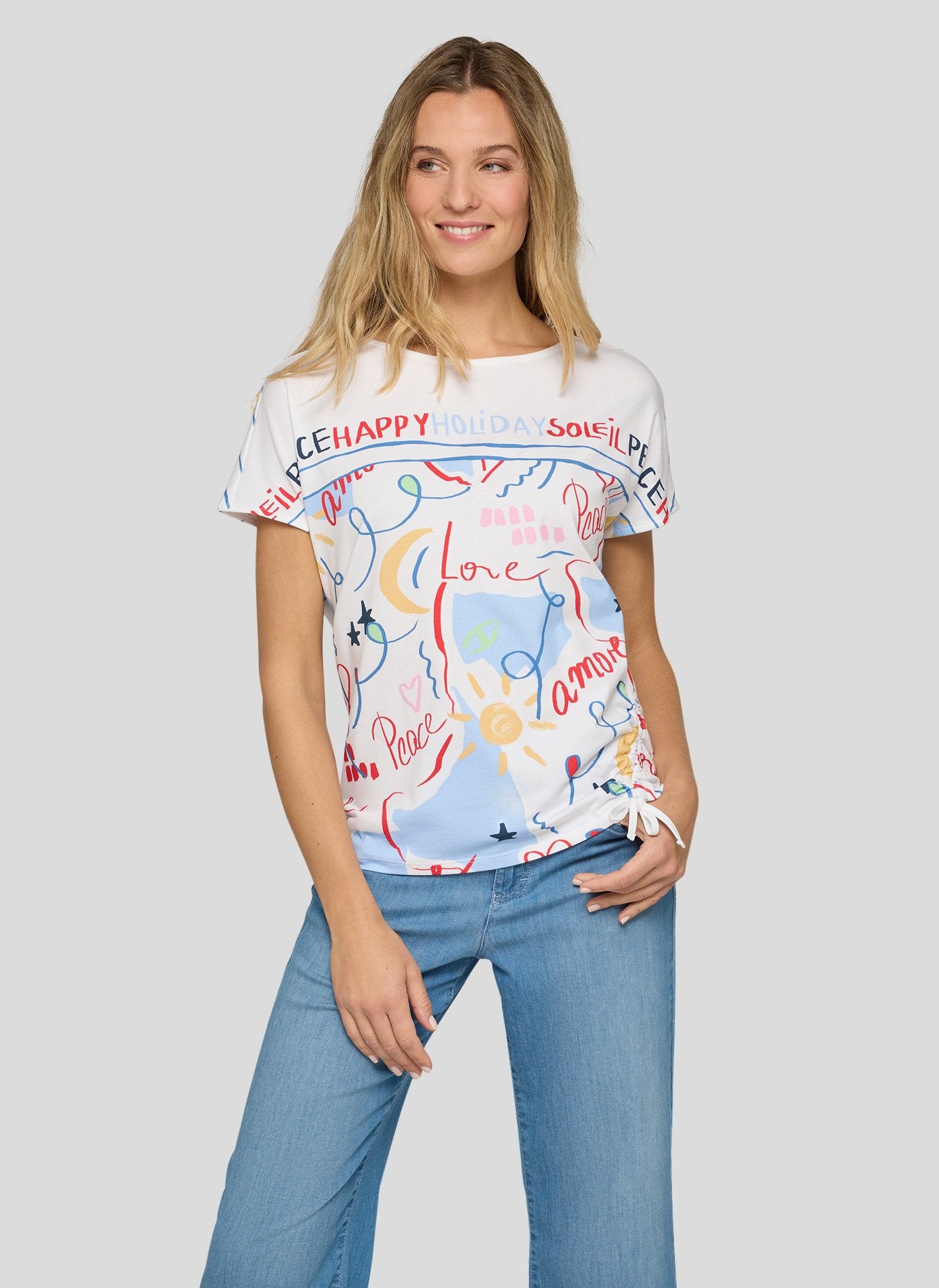 Rabe Damen T-Shirts Weiss