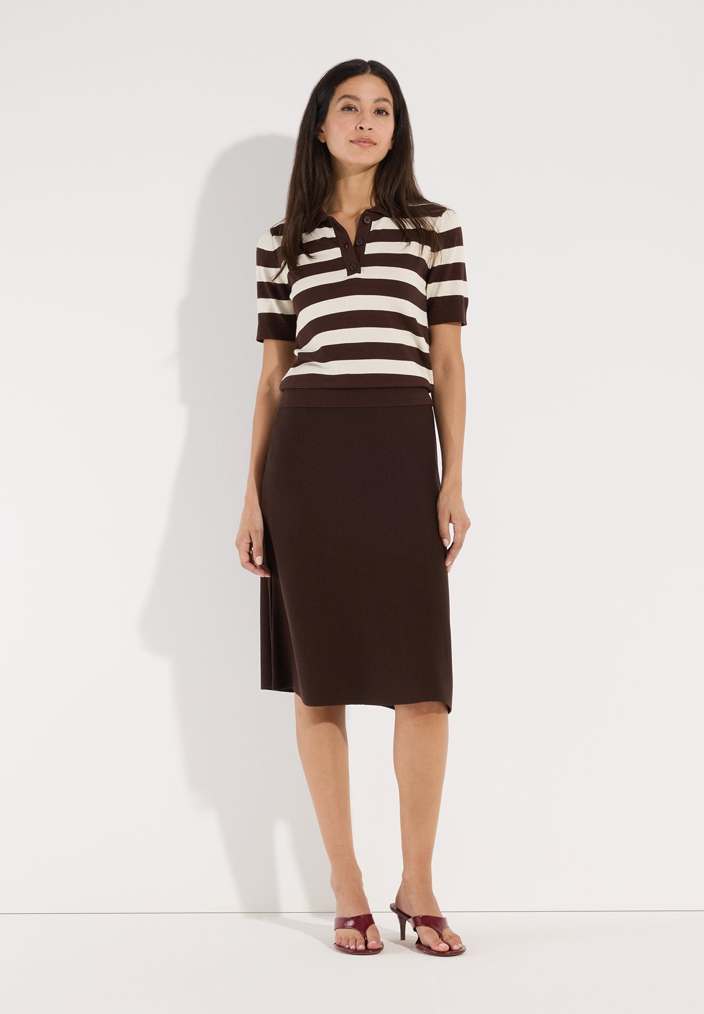 More & More Damen Kleider  Espresso B