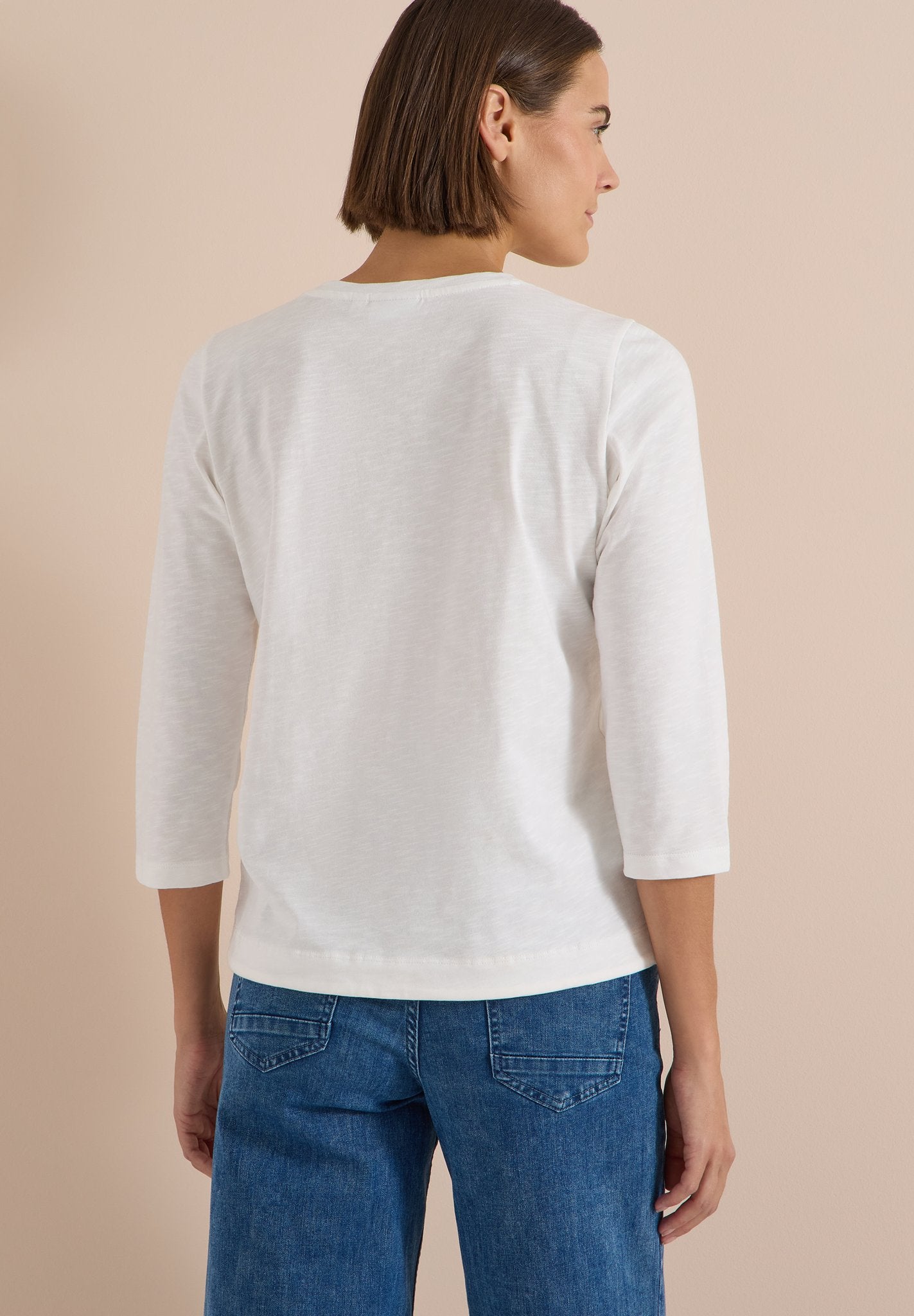Cecil Damen T-Shirts Vanilla W