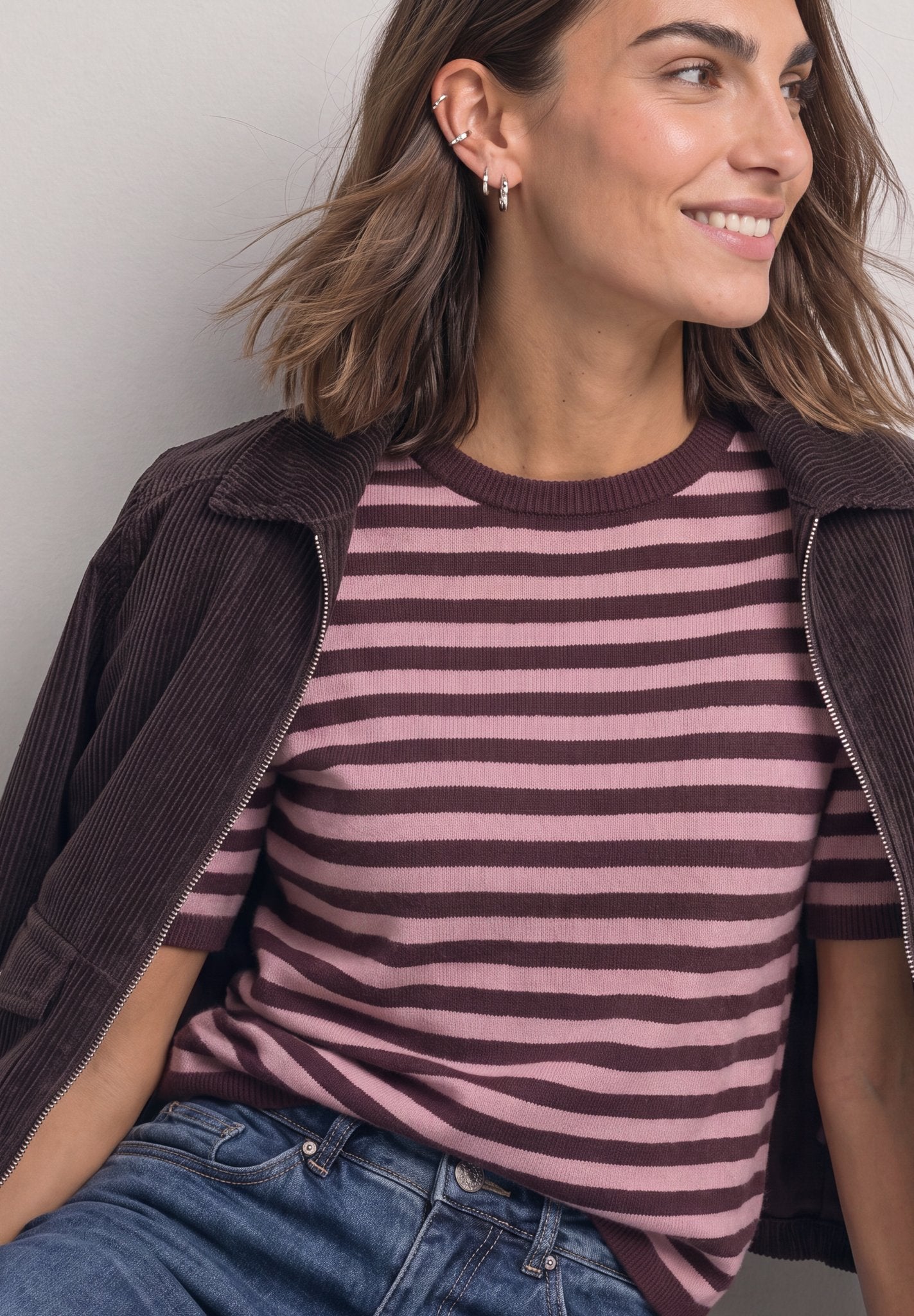 Street One Damen Pullover Rustic Ro