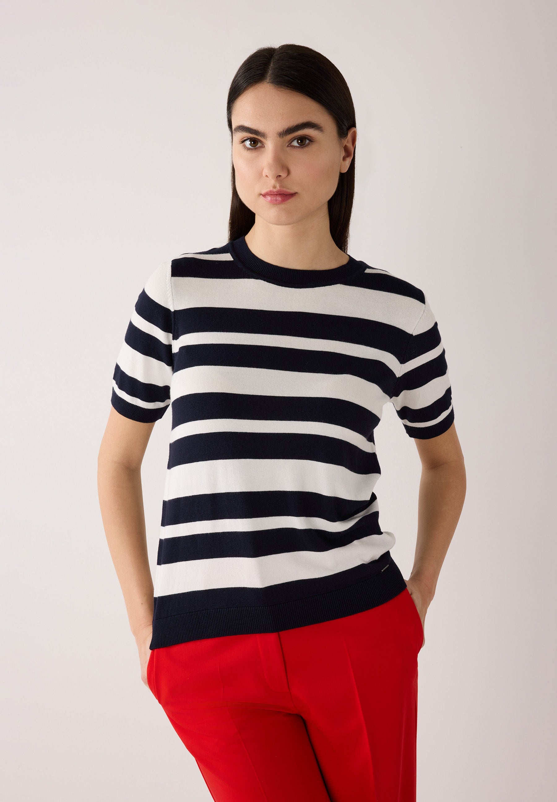 More & More Damen Pullover  Marine Off