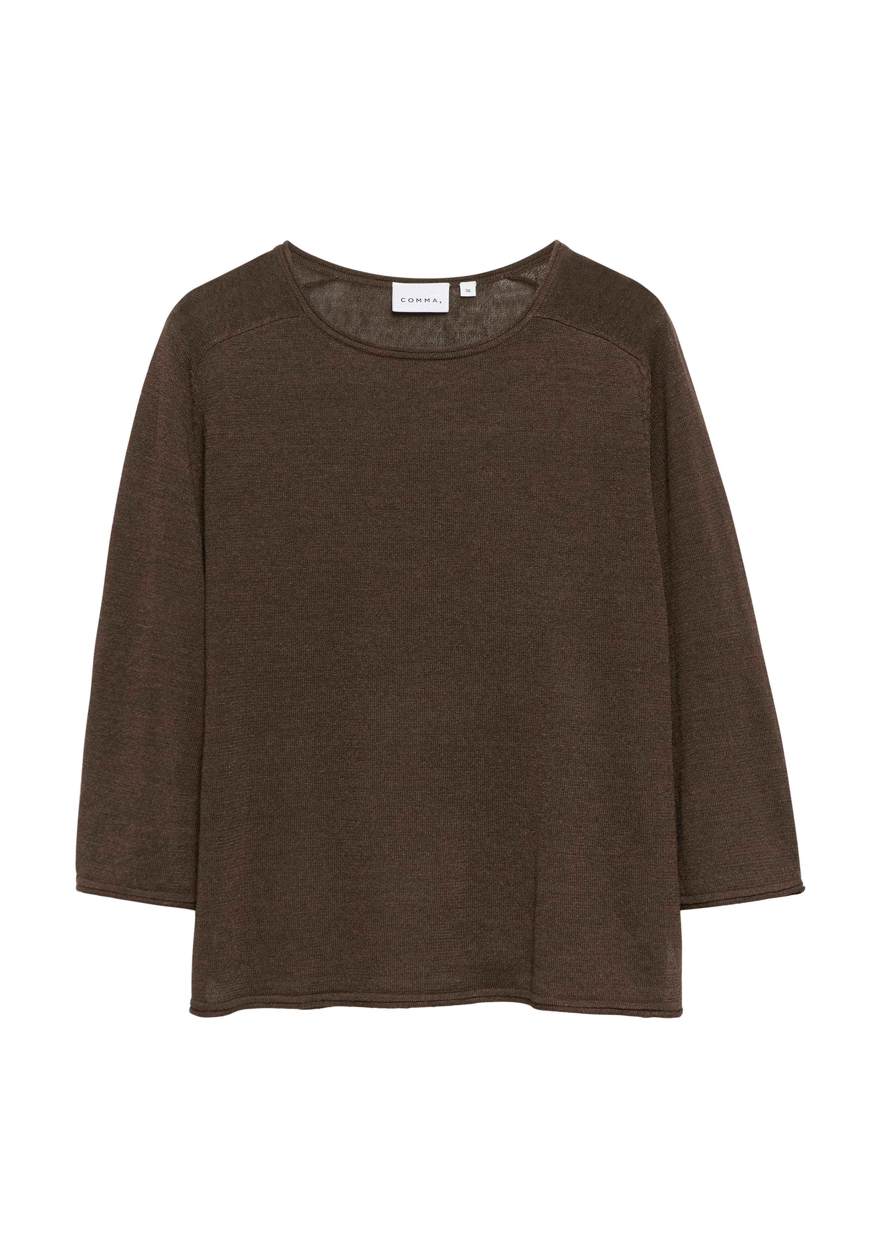 Comma Damen Pullover Brown
