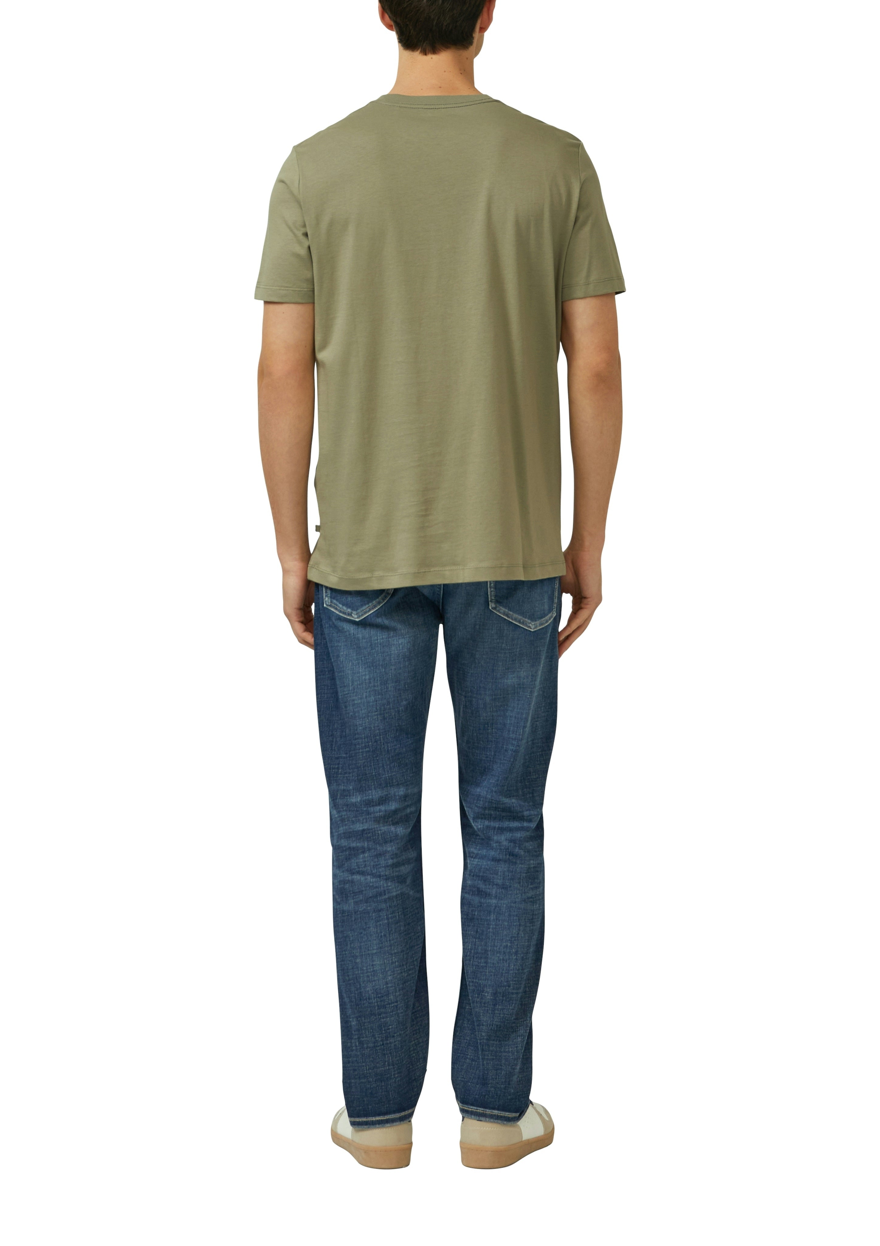 S. Oliver red Herren T-Shirts kurz Green