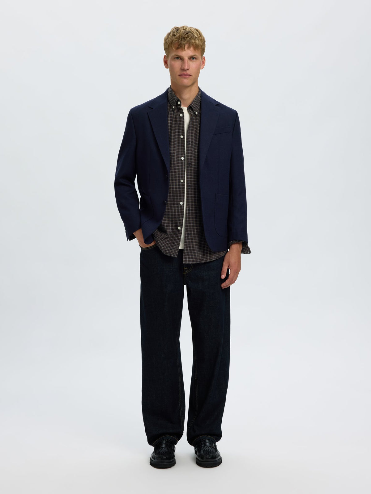 Selected homme Herren Hemden  Dark
