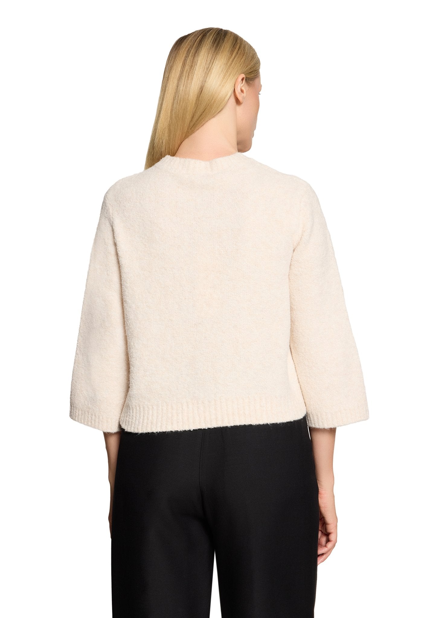 Betty & Co Damen Pullover Bright Cream Me