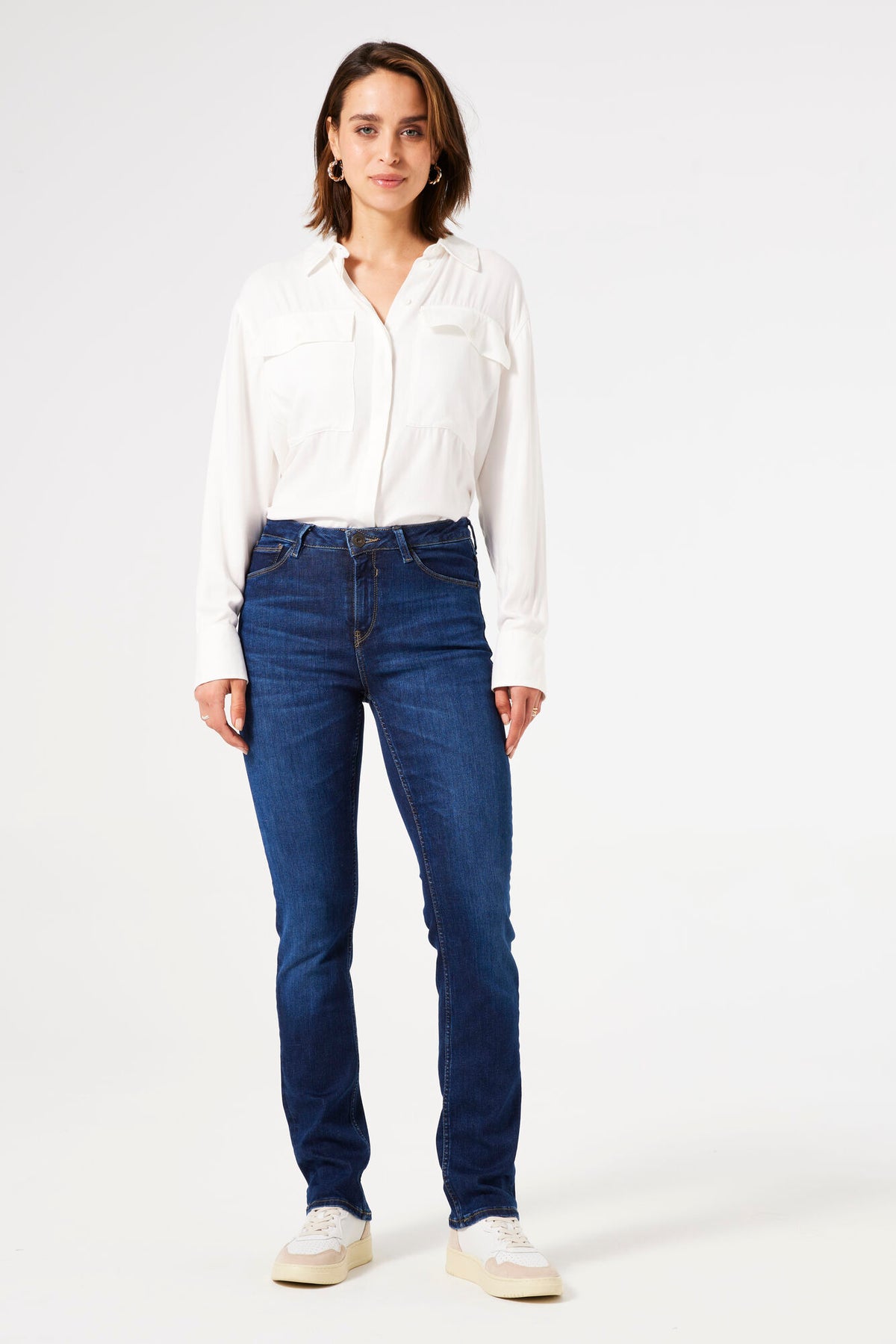 Garcia Damen Jeans Dark Used
