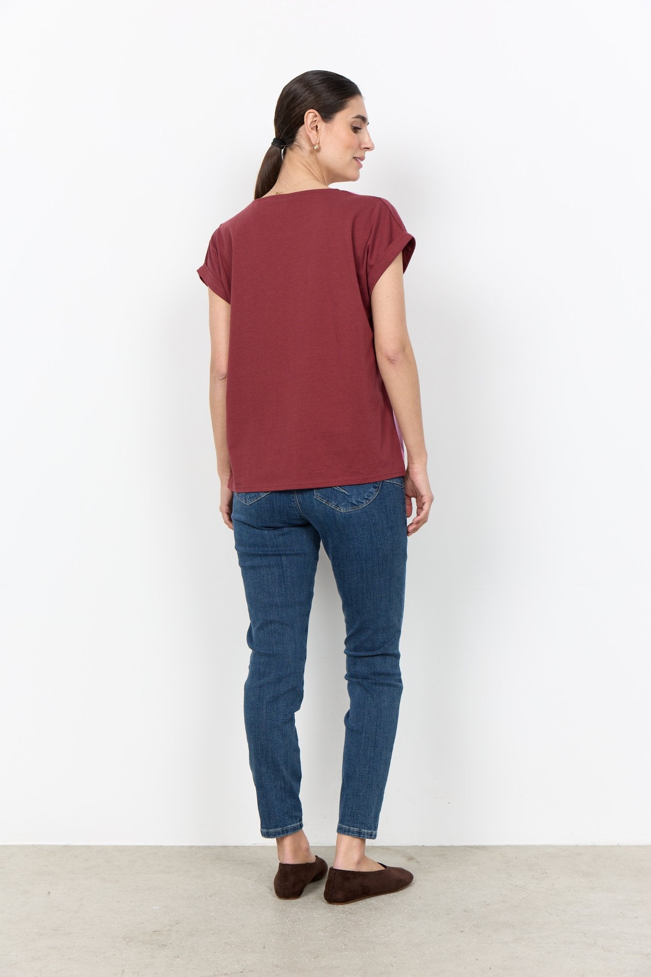 Soya Concept Damen Blusen Oxblood Red Com