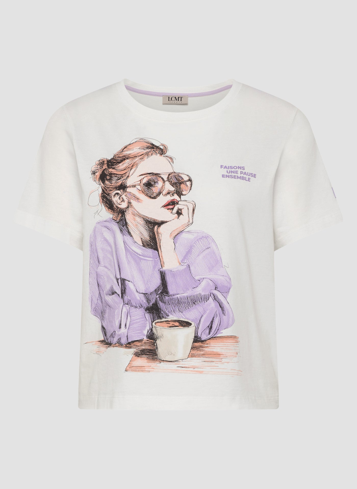 Le Comte Damen T-Shirts Natur