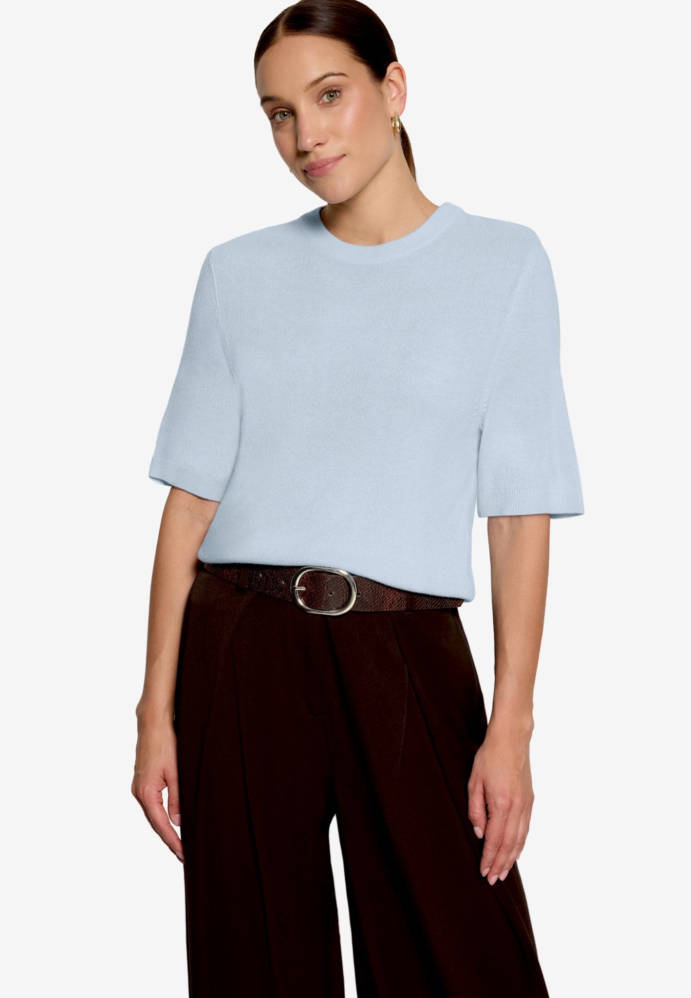 Zero Damen Pullover Blue Fog