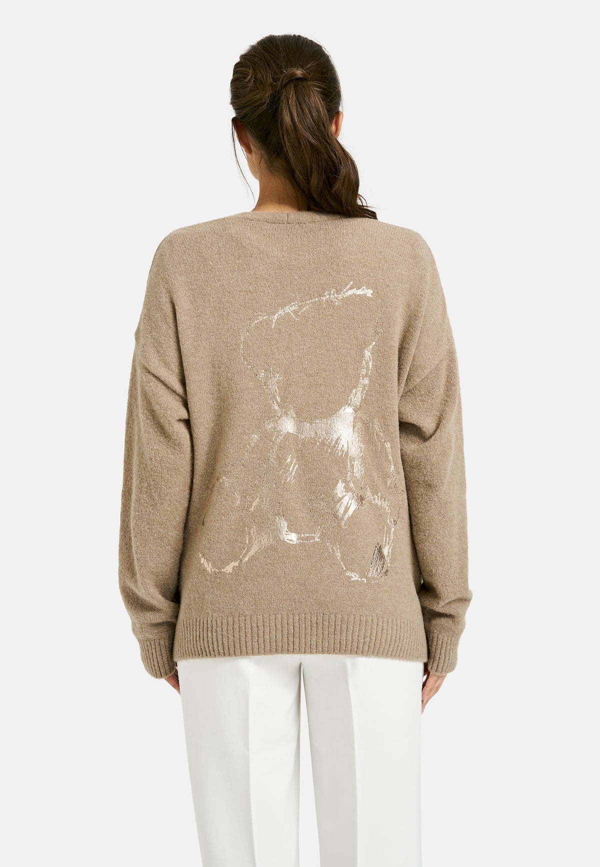 Milano Damen Strickjacken Mink