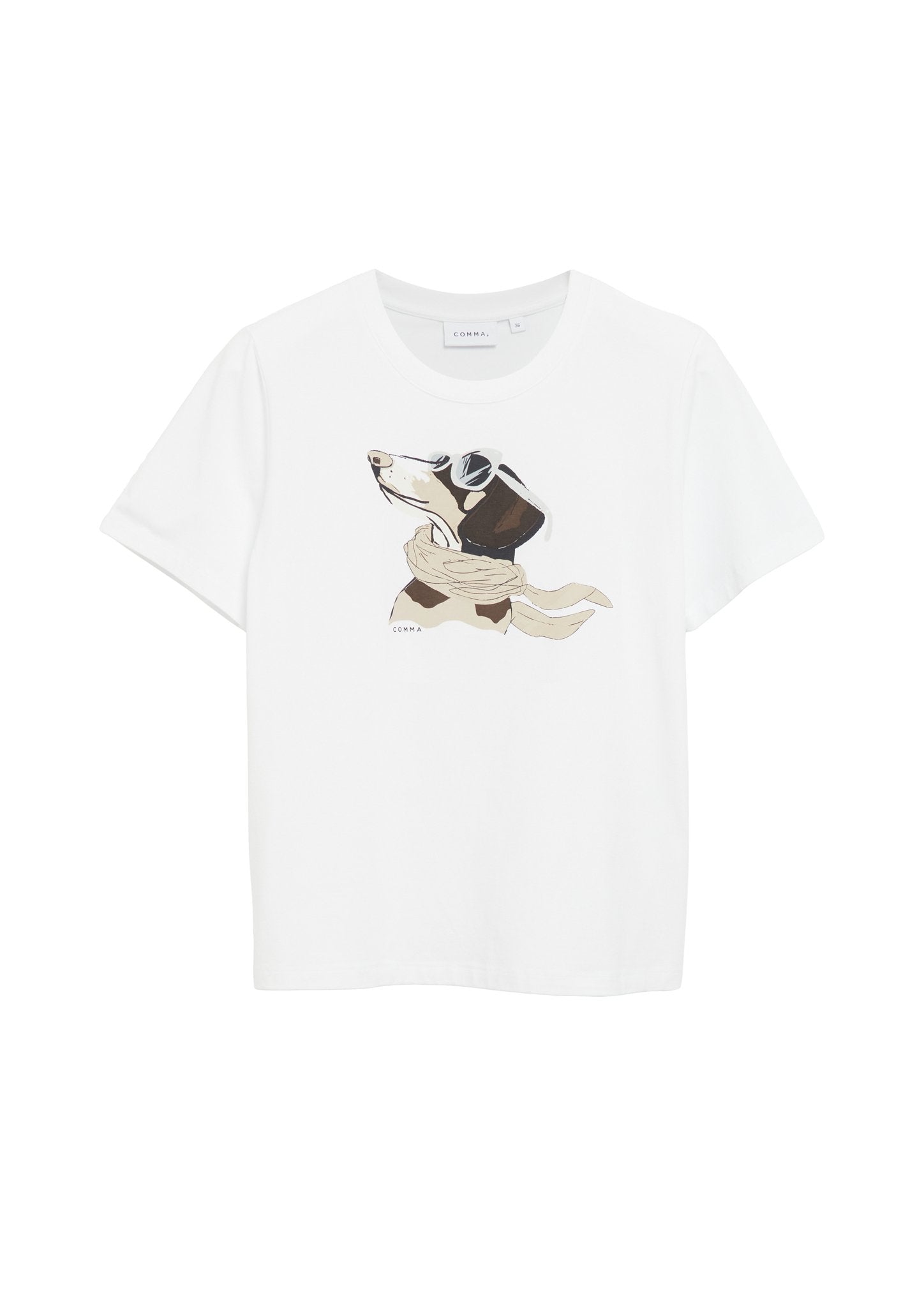 Comma Damen T-Shirts D White
