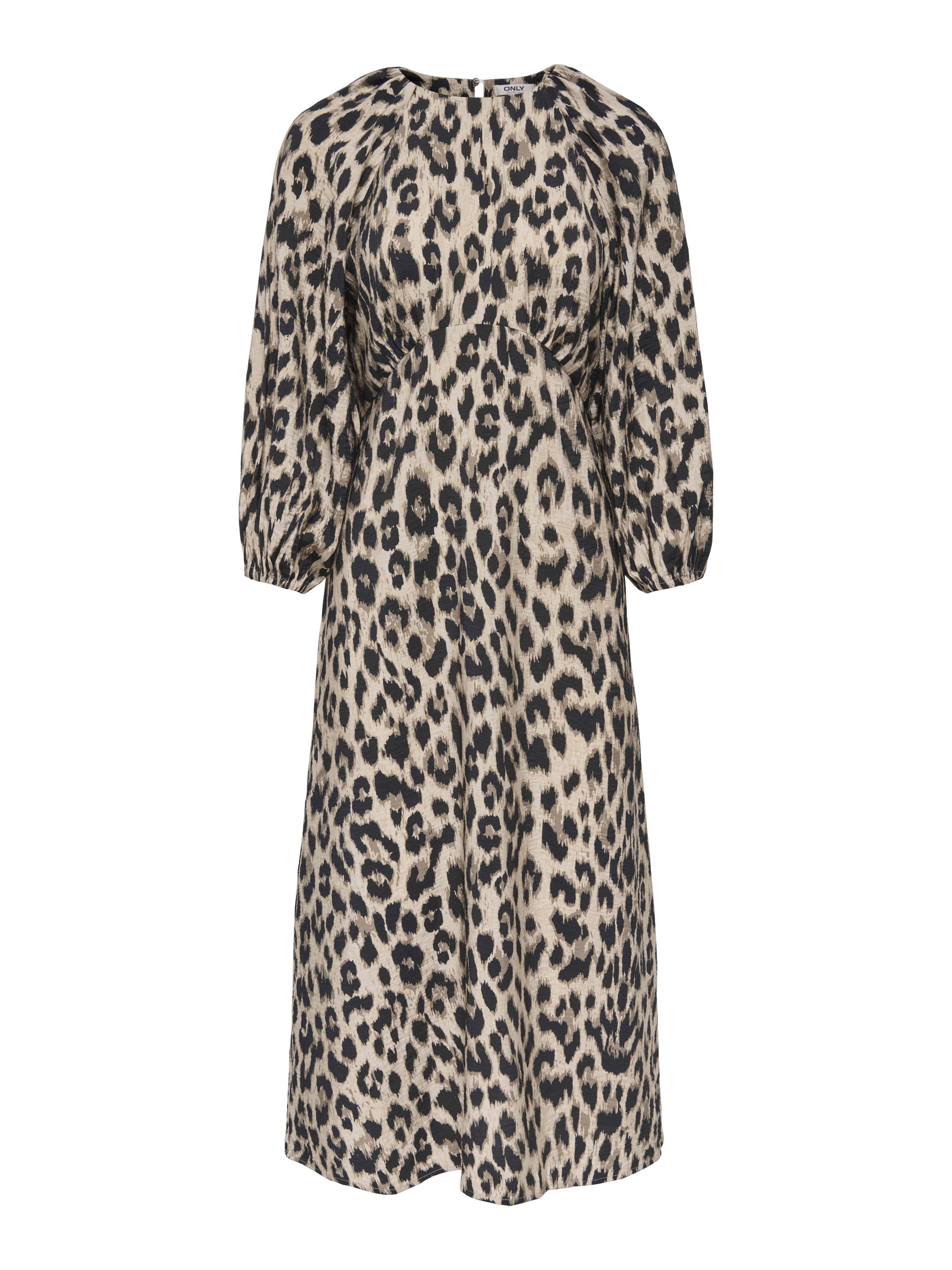 only Damen Kleider Humus/Black Leo