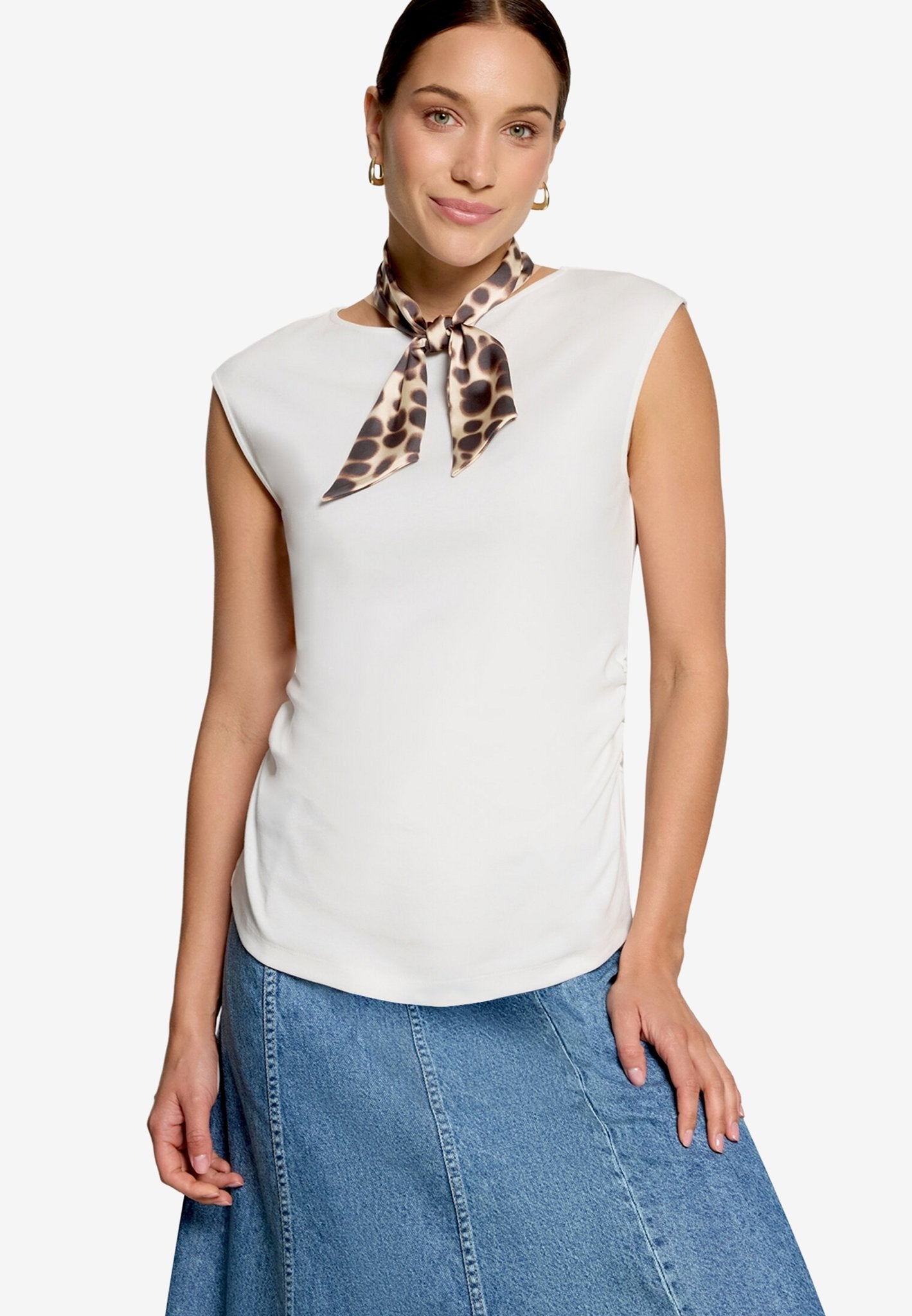 Zero Damen Tops Offwhite