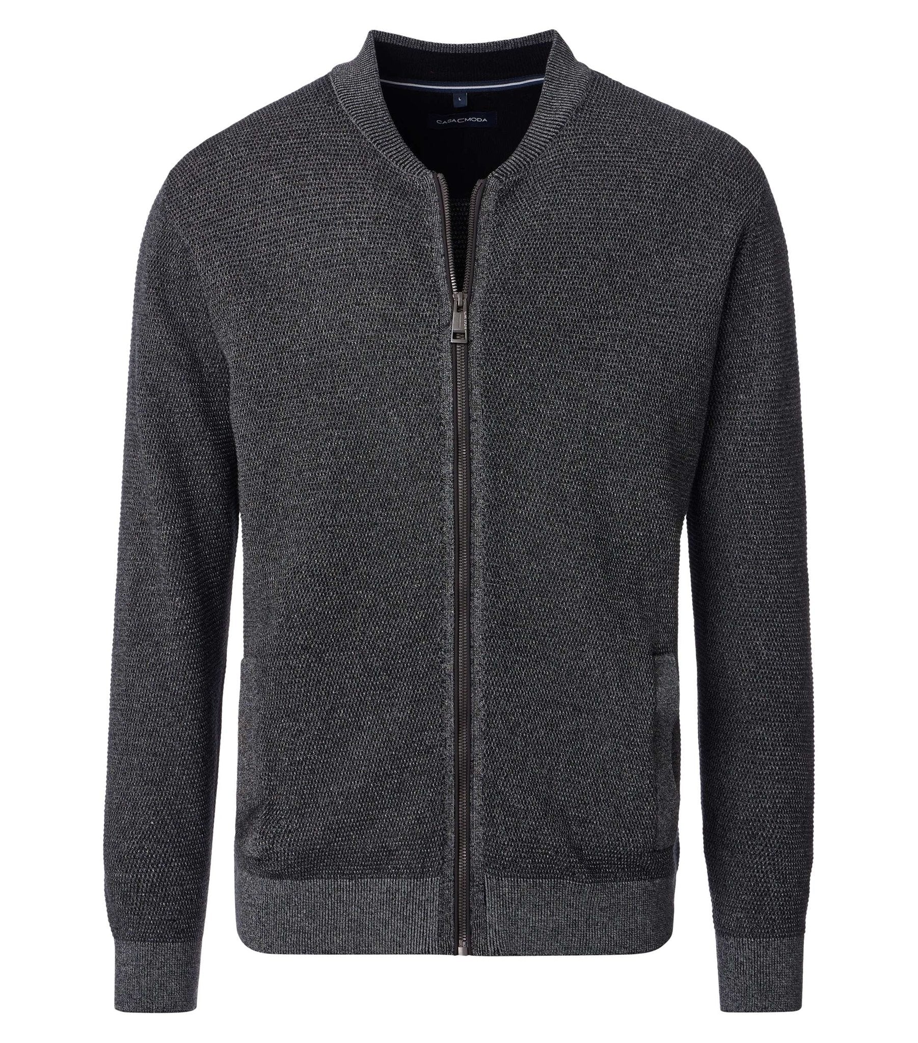 Casa Moda Herren Strickjacken  Anthrazit