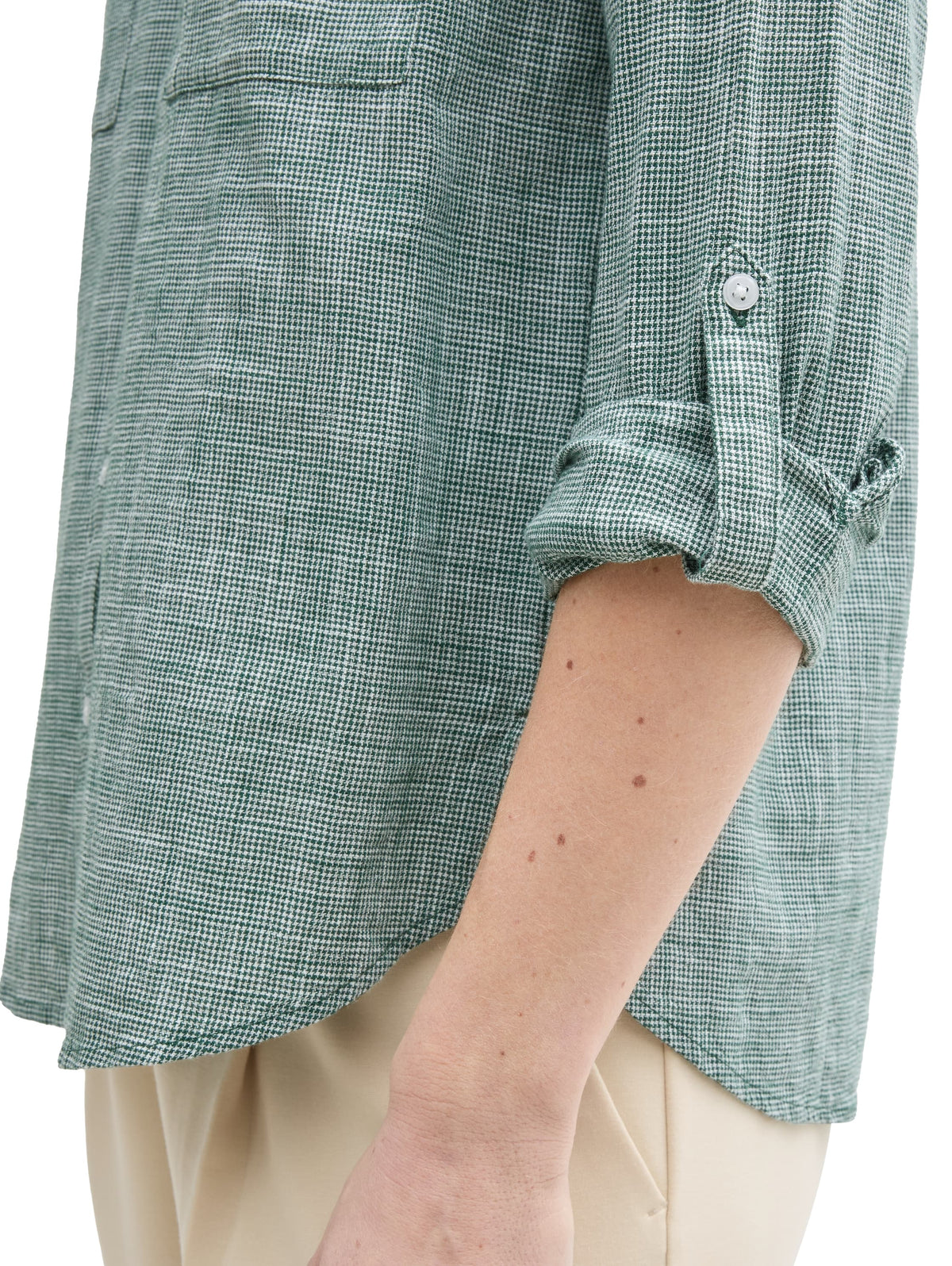 Tom Tailor Damen Blusen kurz Explorer Green