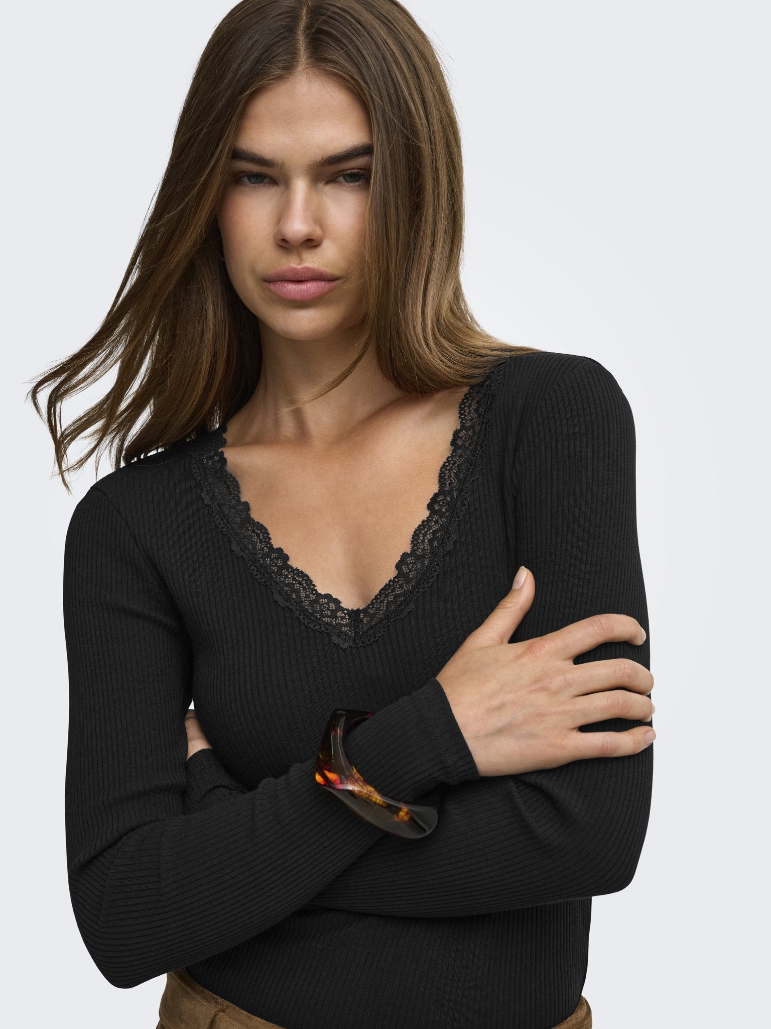 Only Damen Tops Black